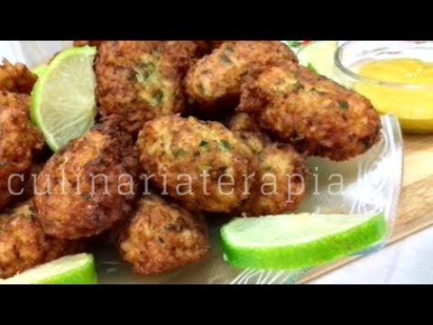 'Video thumbnail for Bolinho de Arroz com Filé de Merluza'