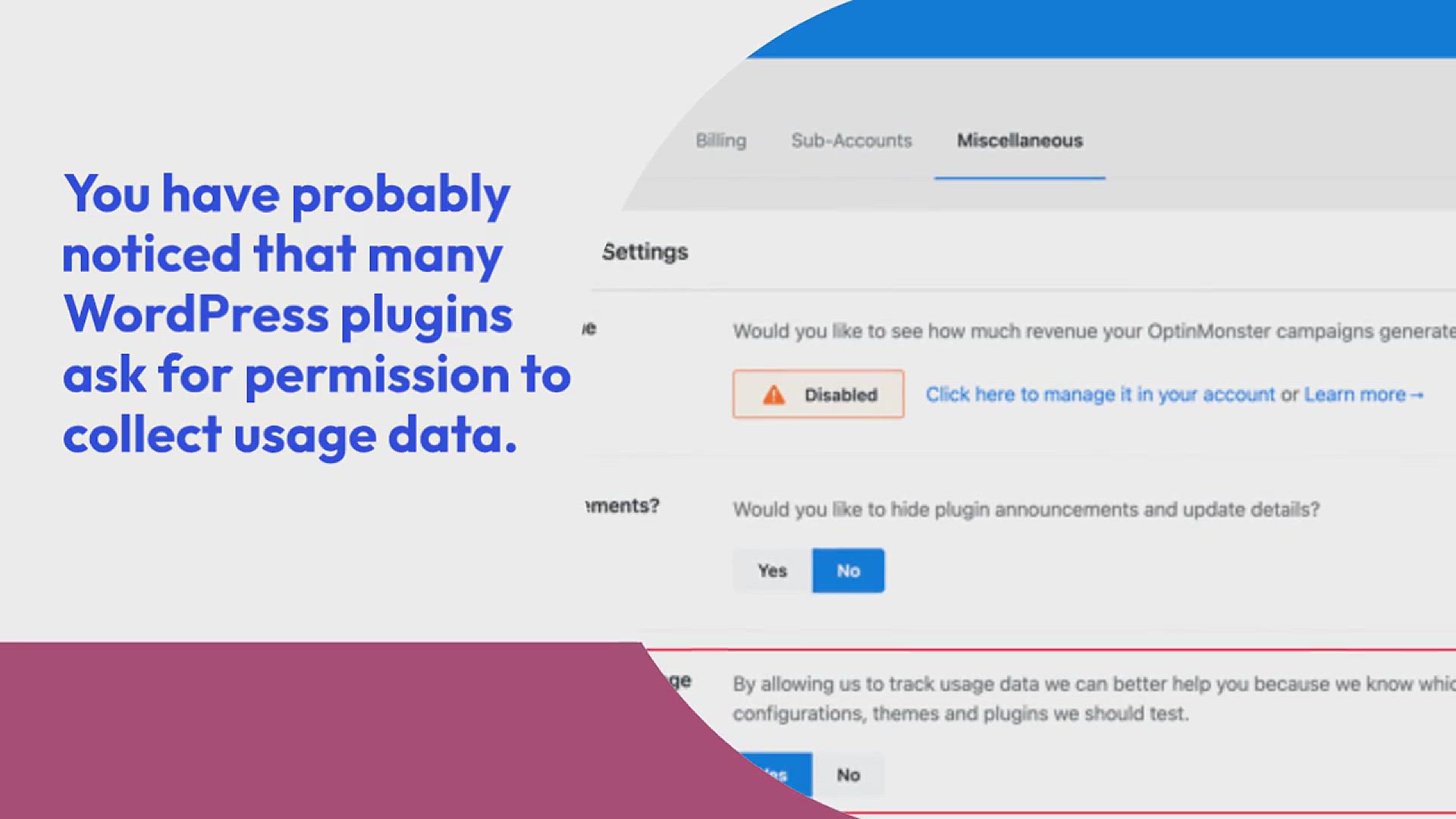 'Video thumbnail for Should I Give Permission for WordPress Plugins to Collect Data?'