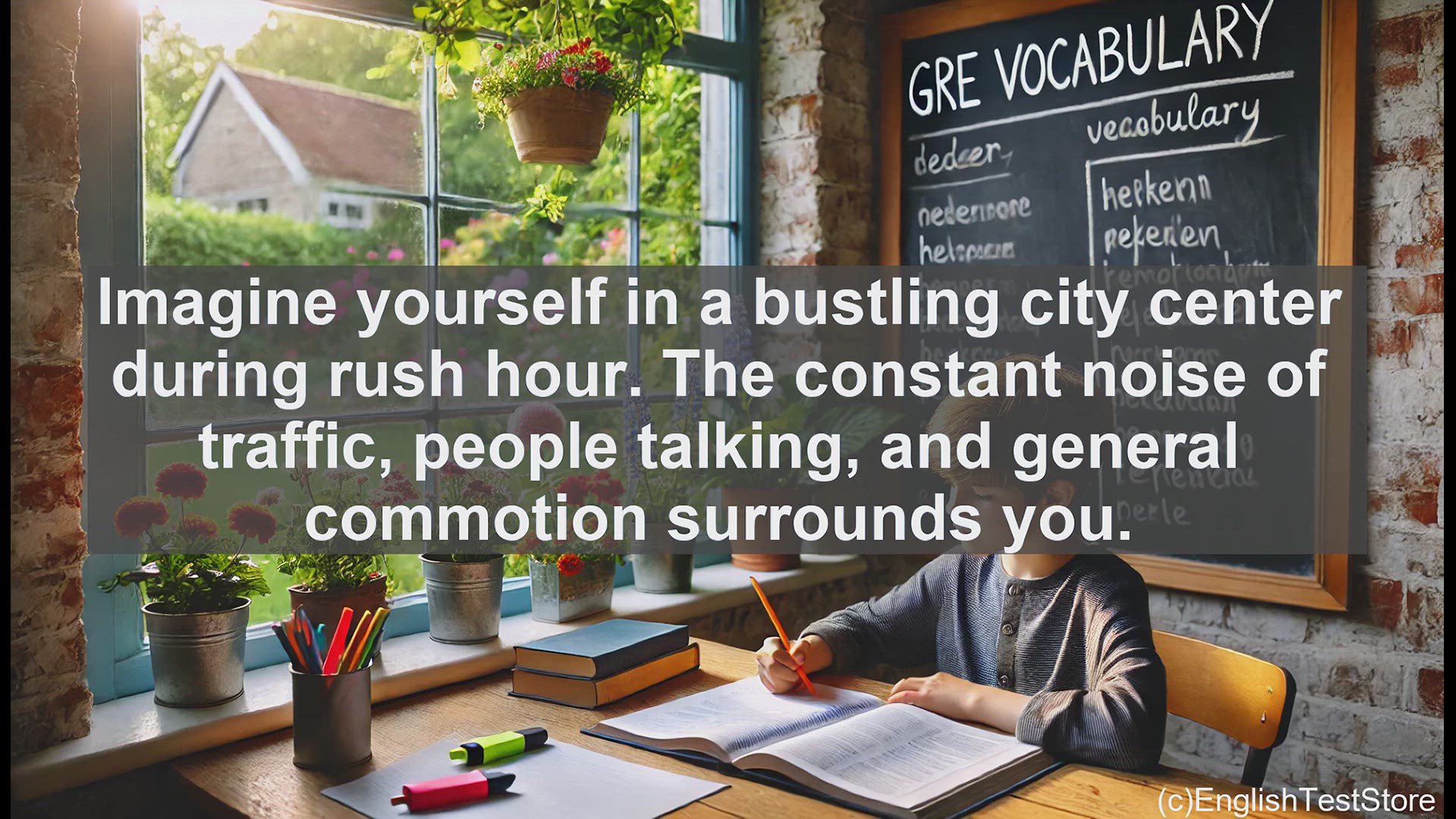 'Video thumbnail for GRE Vocabulary Lesson: Exploring the GRE Vocabulary Word - Hubbub'