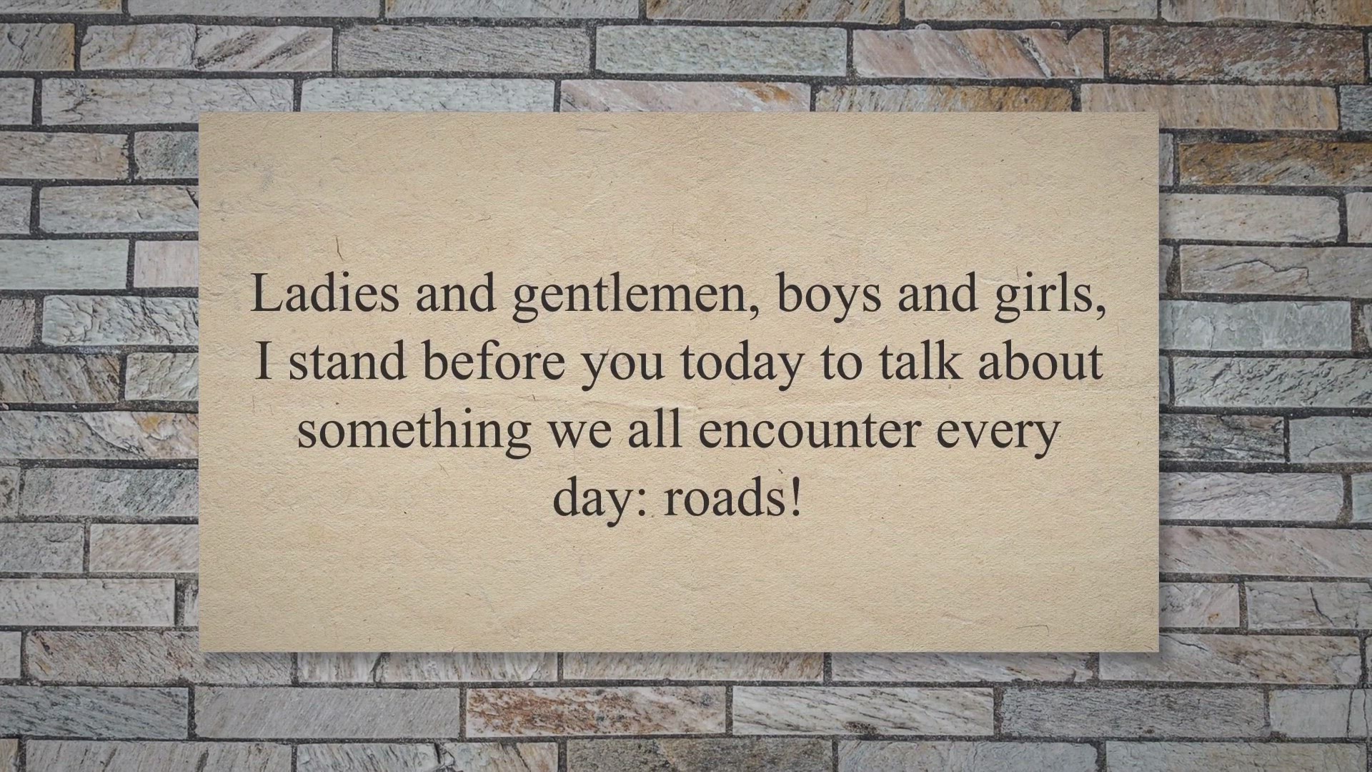 Video thumbnail for Short Speech On Road Safety For Children And Students