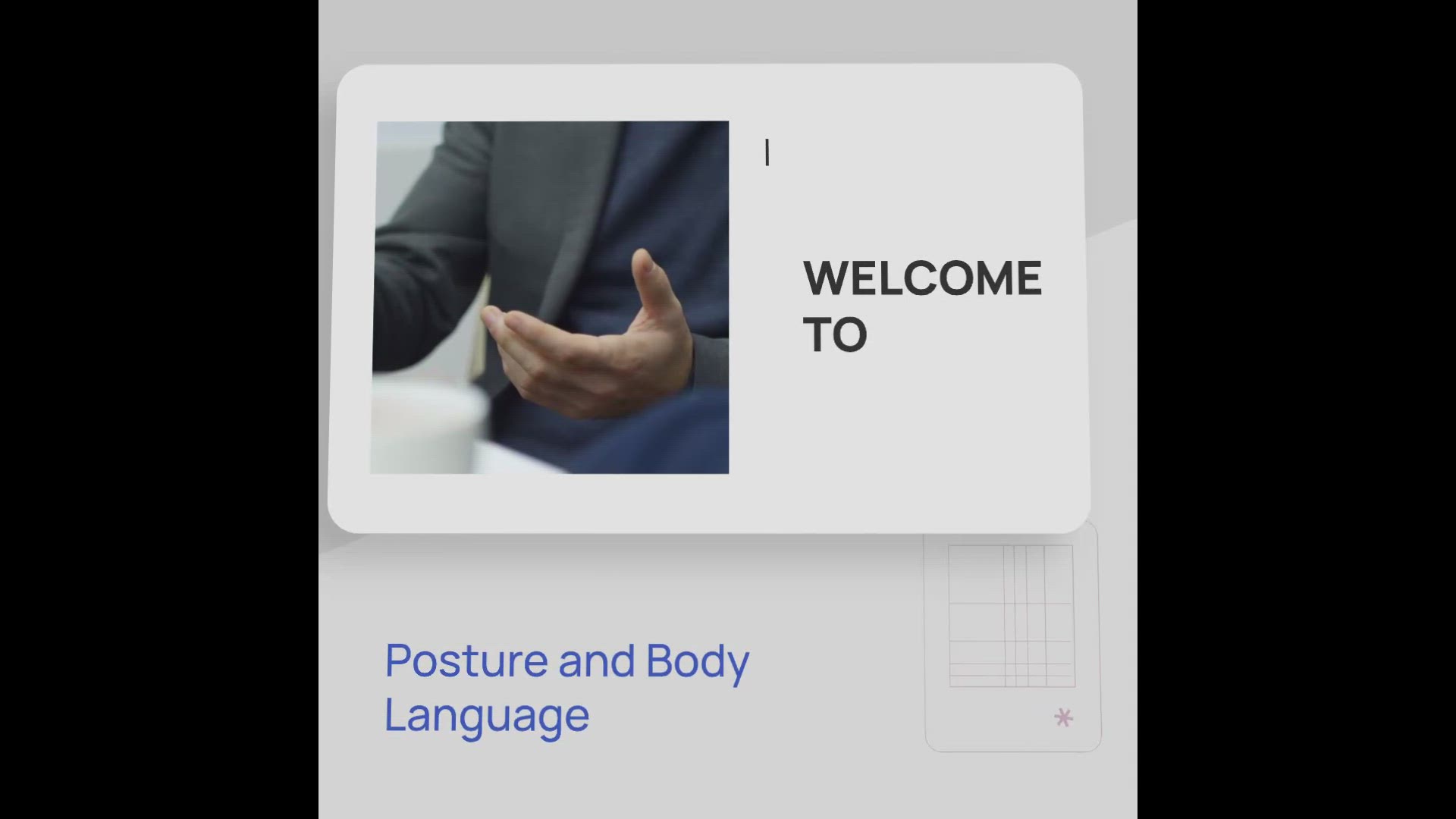'Video thumbnail for Posture and Body Language: Conveying Messages Through Posture 👥💬'