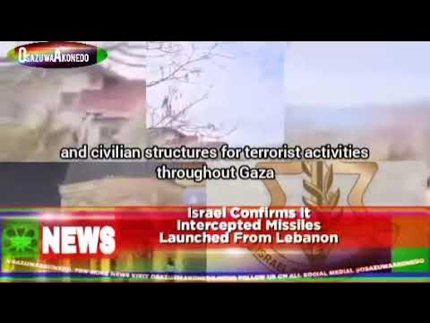 'Video thumbnail for Israel Confirms It Intercepted Missiles Launched From Lebanon'