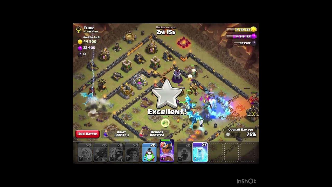 'Video thumbnail for New Town Hall 16, Root Rider my new favourite, Clash of Clans #clashofclans #townhall15warbase'