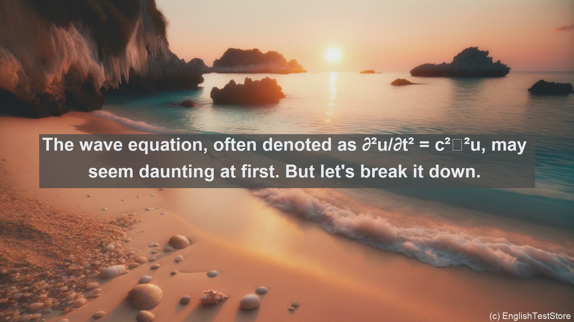 'Video thumbnail for Wave equation in science  definition and examples'
