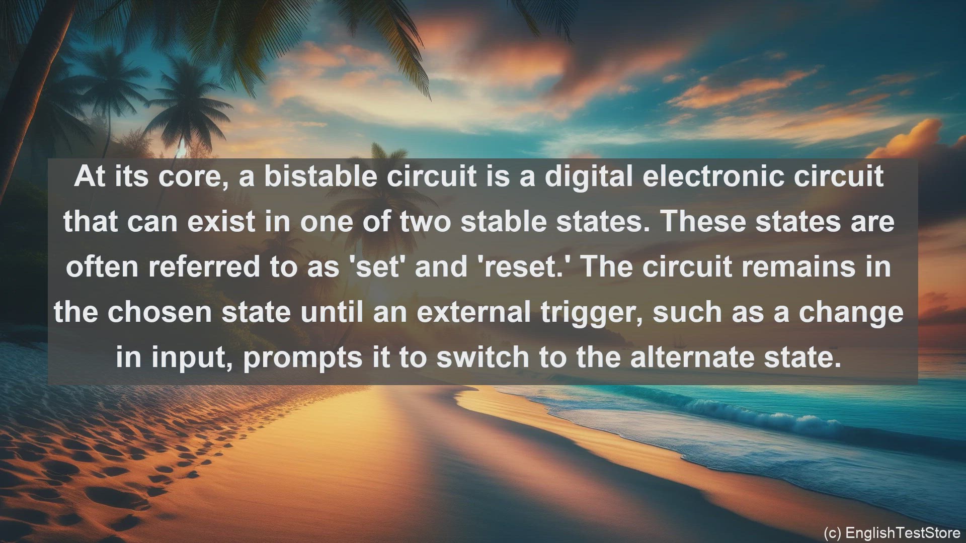 'Video thumbnail for Bistable circuit in science  definition and examples'