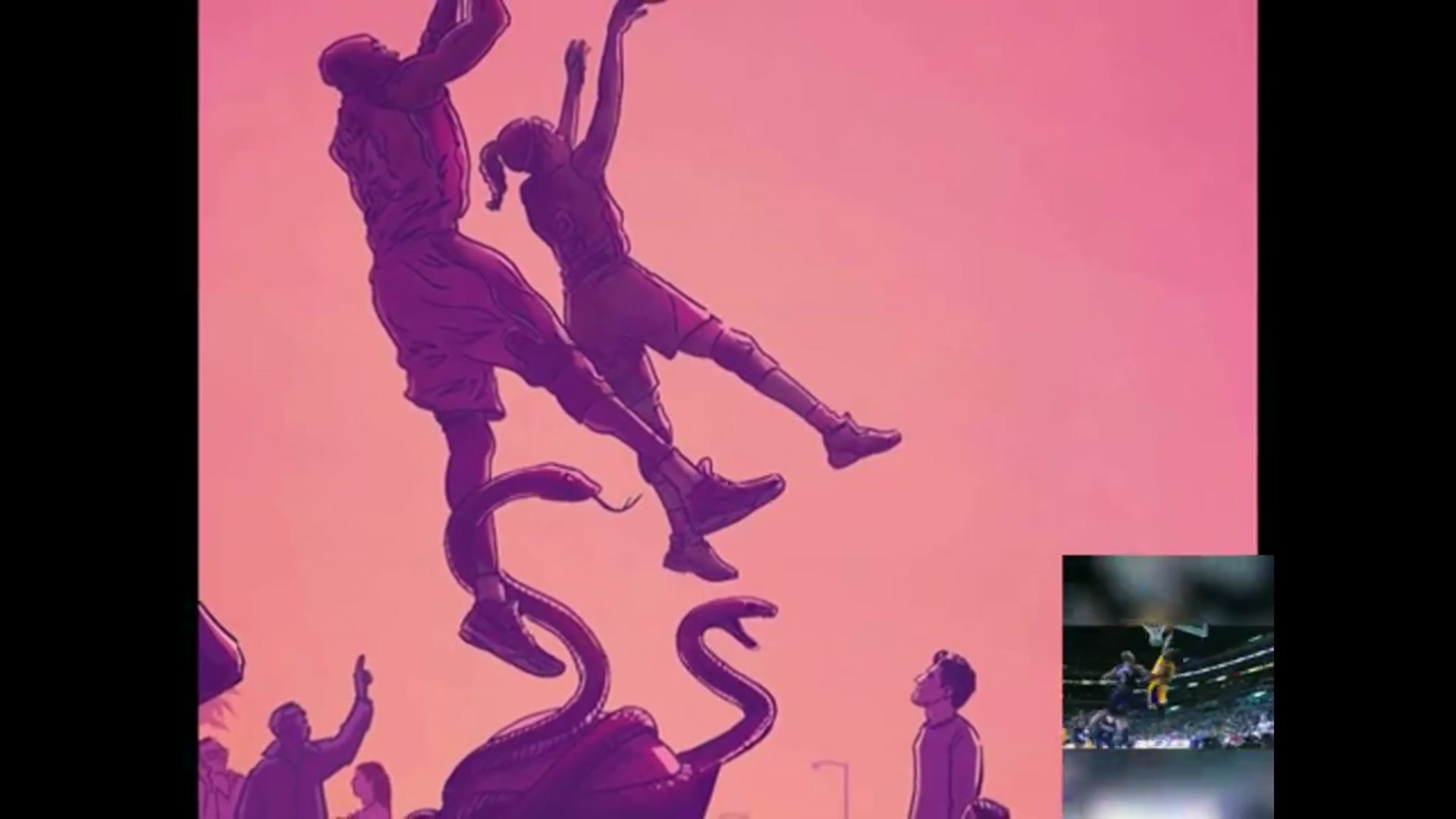 'Video thumbnail for heatcheck: shaq tribute to kobe bryant ahead of statue unveiling'
