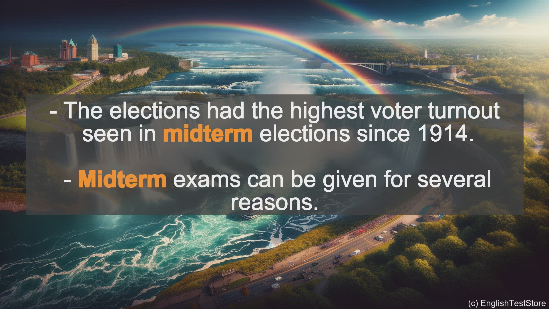'Video thumbnail for How to Use Midterm In Sentences - Examples Of Midterm In Sentences'