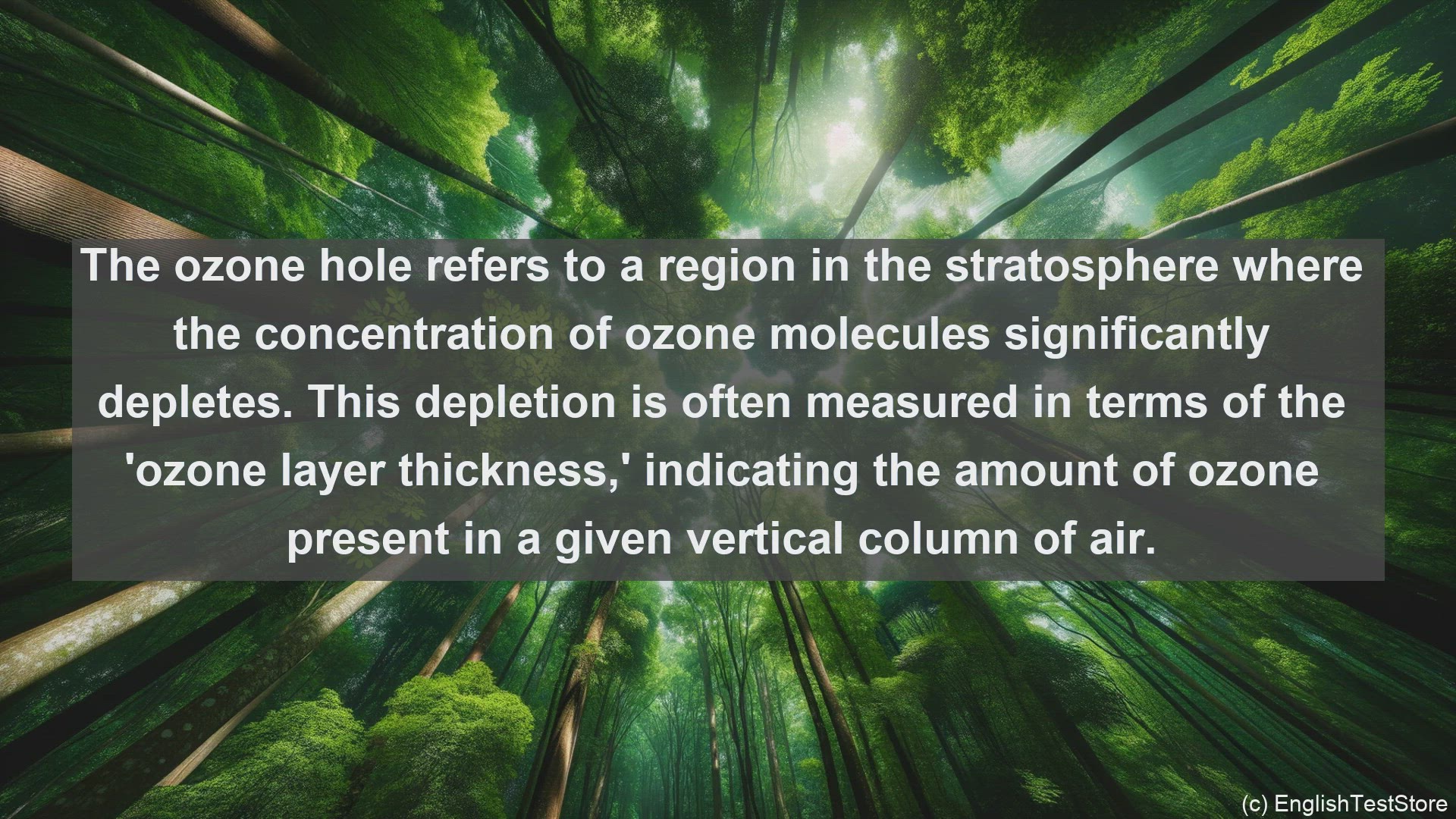 'Video thumbnail for Ozone hole in science  definition and examples'