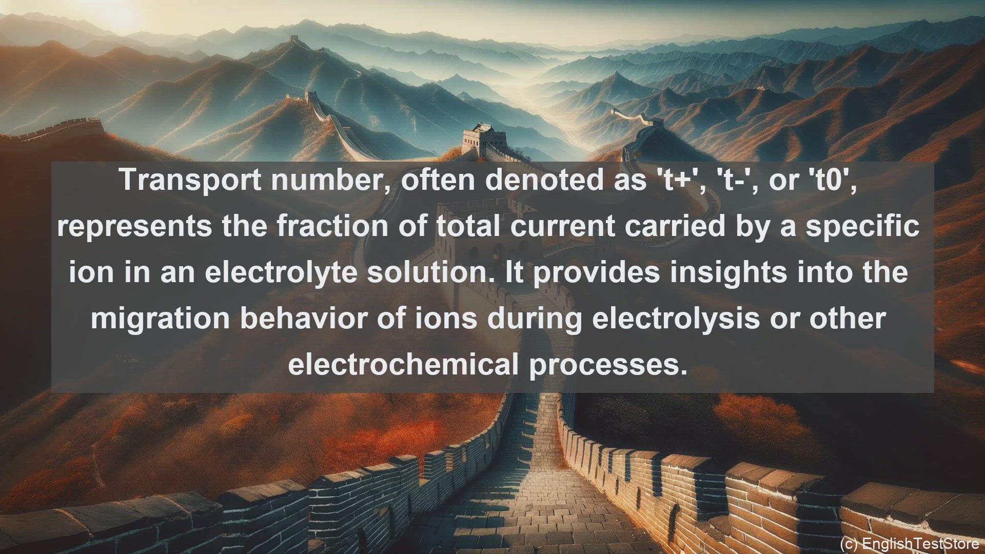 'Video thumbnail for Transport number in science  definition and examples'
