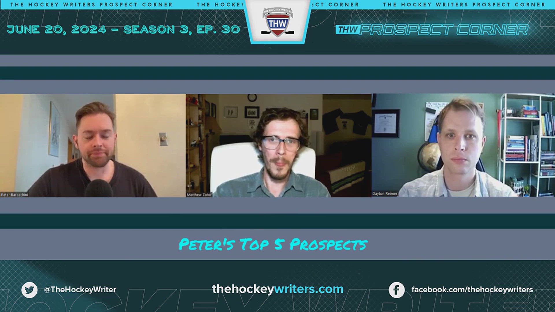 'Video thumbnail for Peter's Top 10 Picks - 2024 NHL Draft Final Rankings'