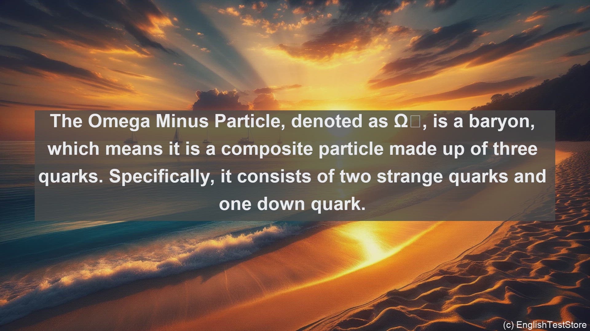 'Video thumbnail for Omega minus particle in science  definition and examples'