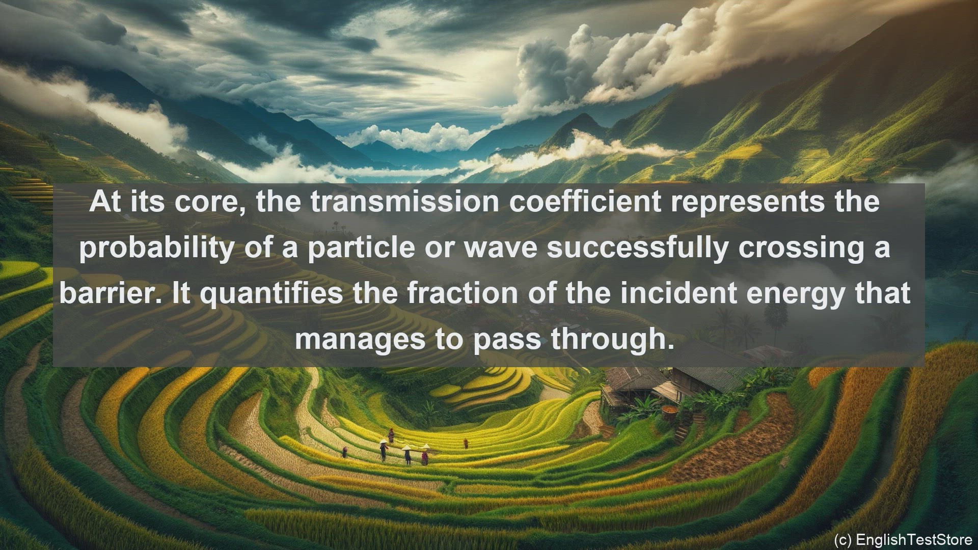 'Video thumbnail for Transmission coef in science  definition and examples'