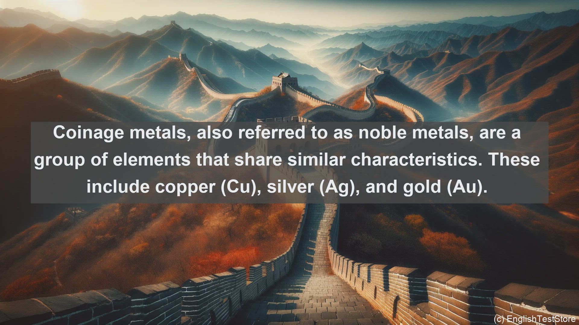 'Video thumbnail for Coinage metals in science  definition and examples'