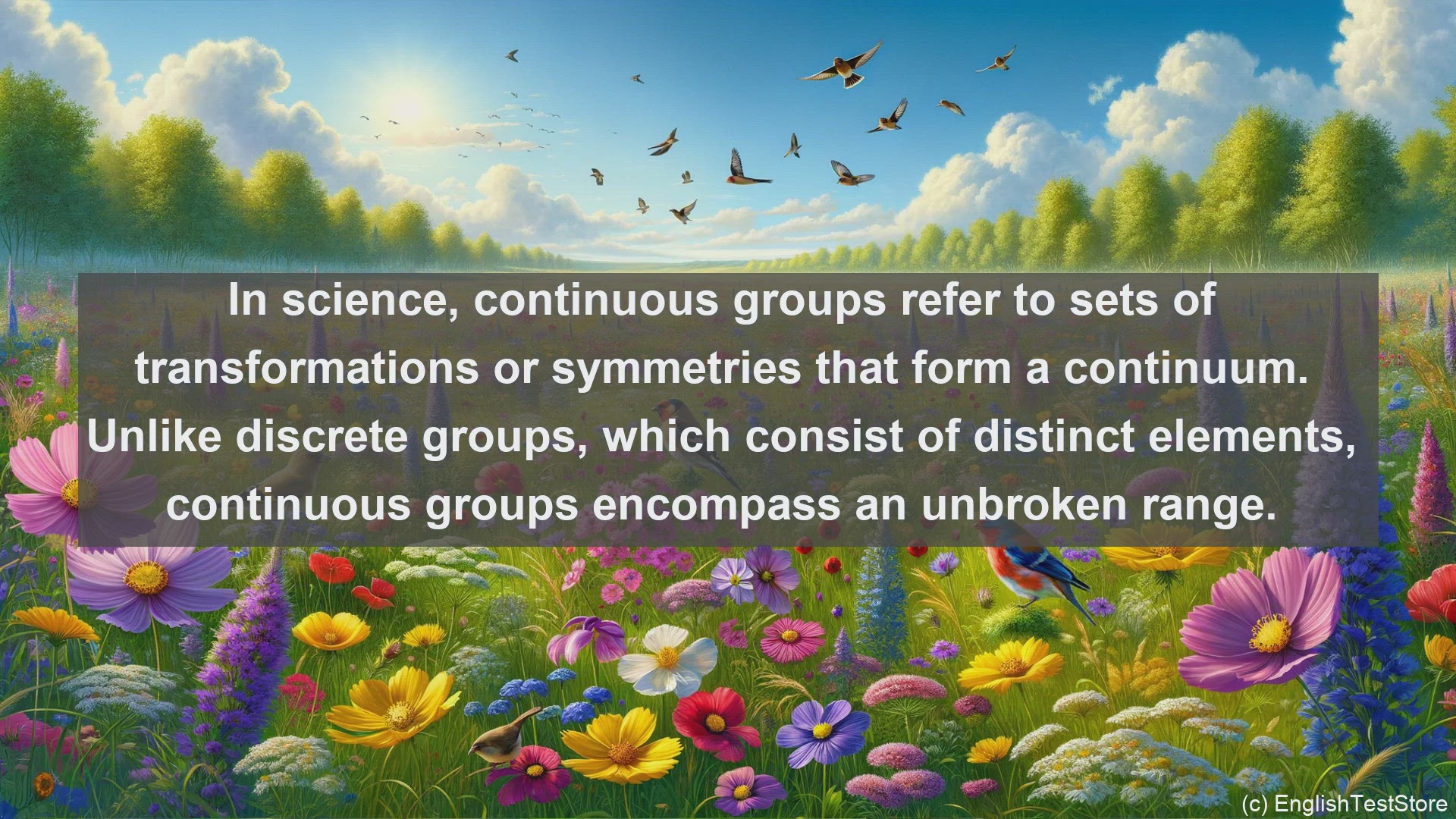 'Video thumbnail for Continuous groups in science  definition and examples'
