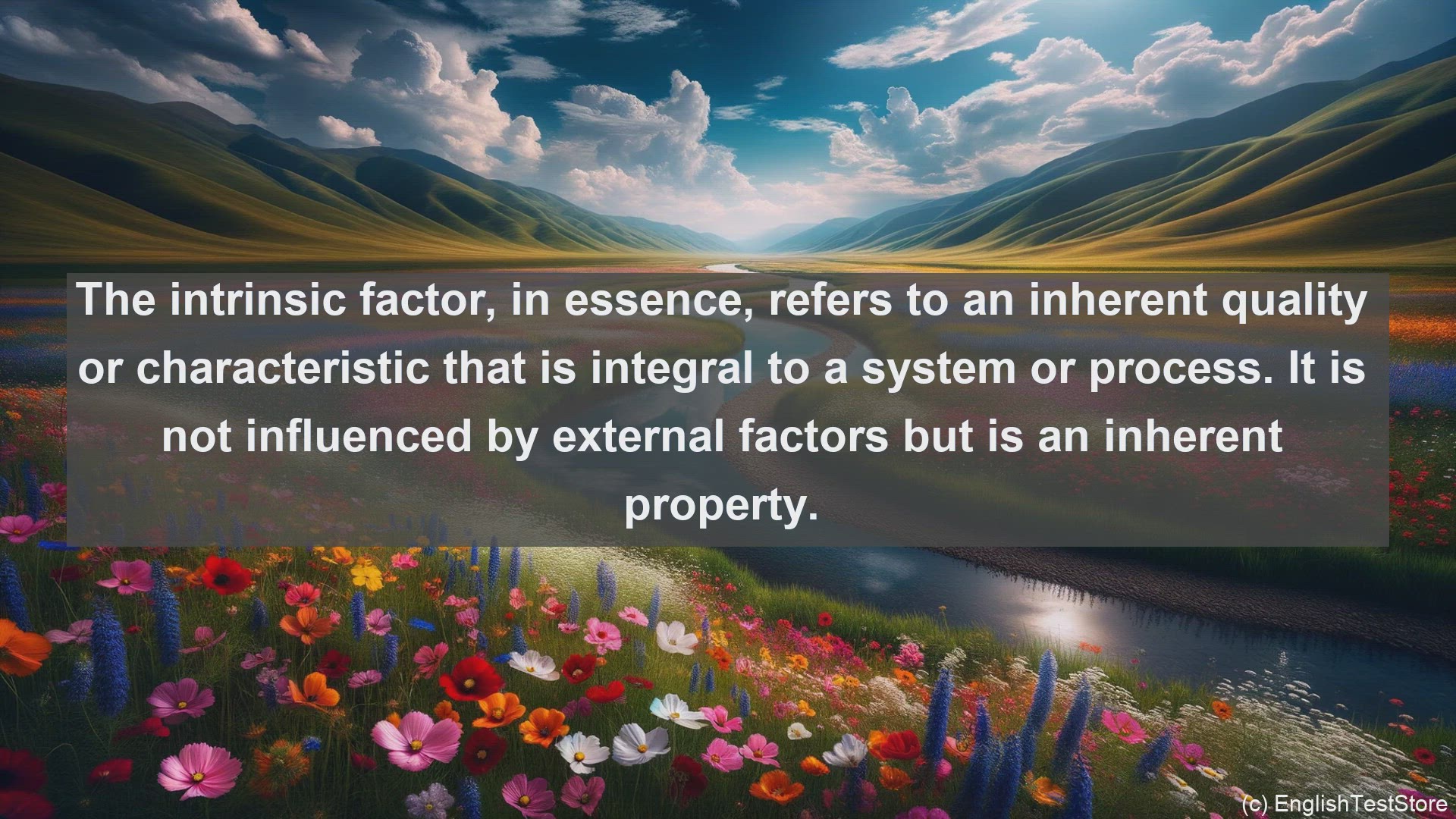 'Video thumbnail for Intrinsic factor in science  definition and examples'