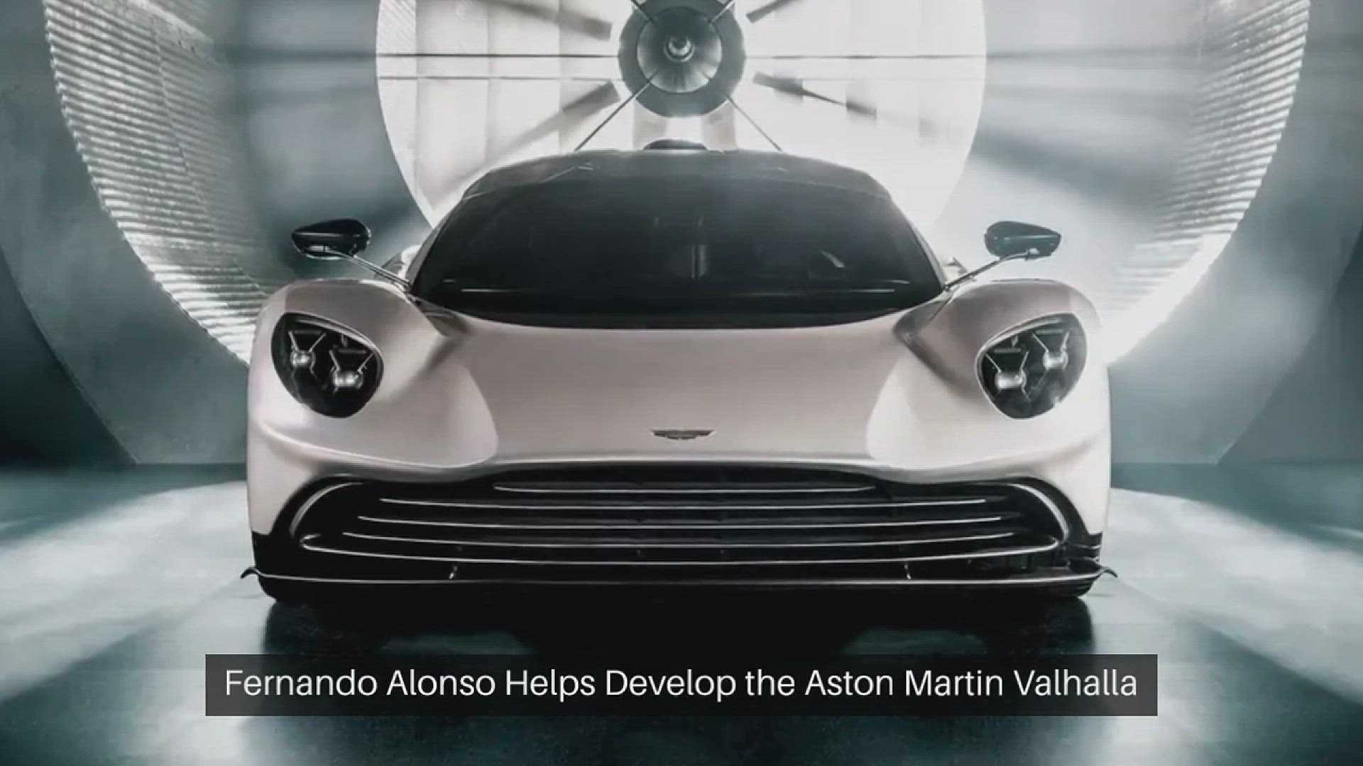 'Video thumbnail for Fernando Alonso is helping develop the 1,000bhp Aston Martin Valhalla'