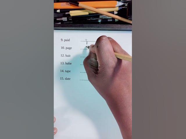 Video thumbnail for New Standard Course-Pitman Shorthand #pitmanshorthand #exercise3 #shorthandwriting #shorthand