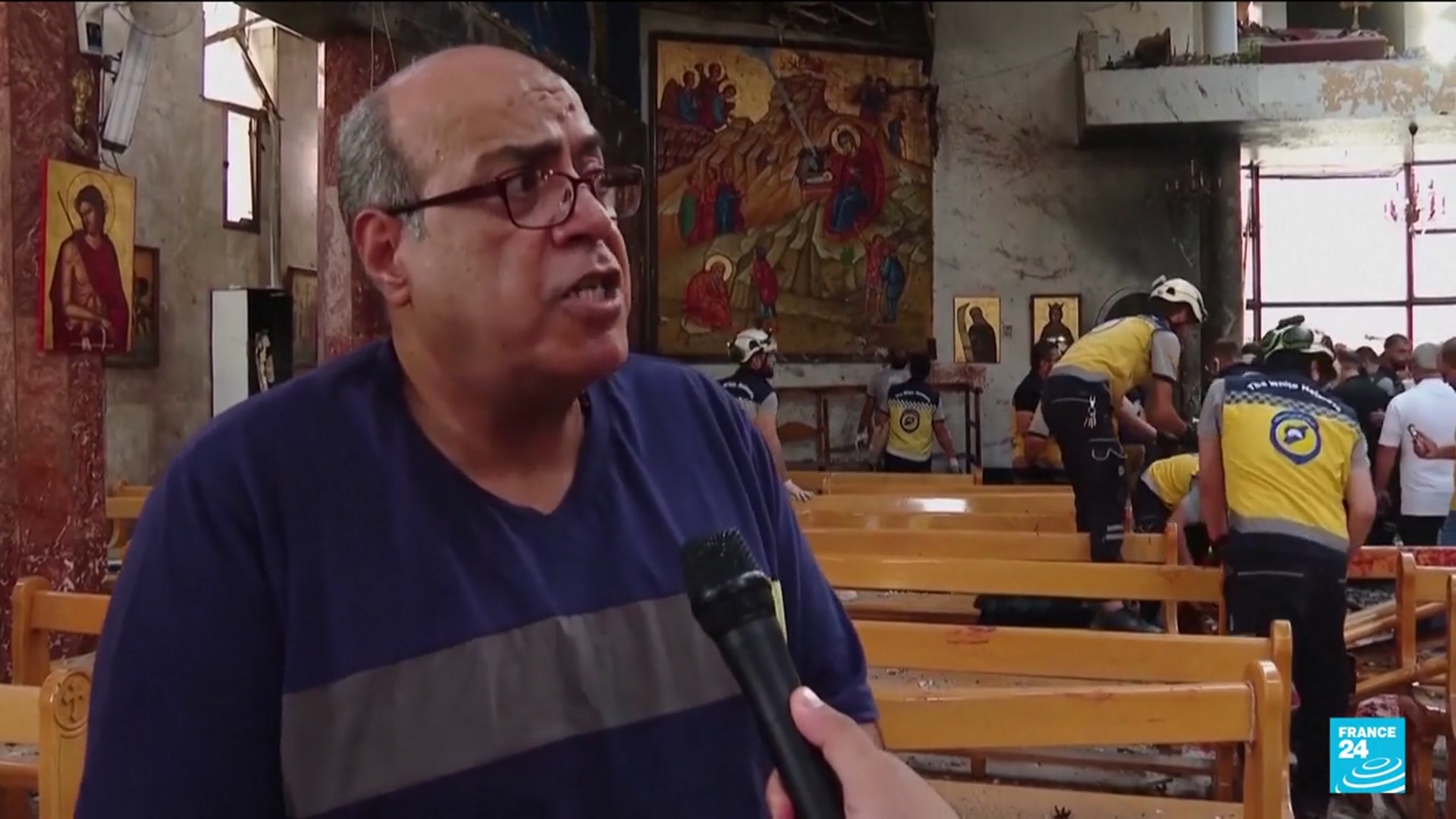 'Video thumbnail for IS blamed for deadly suicide attack on Damascus church'