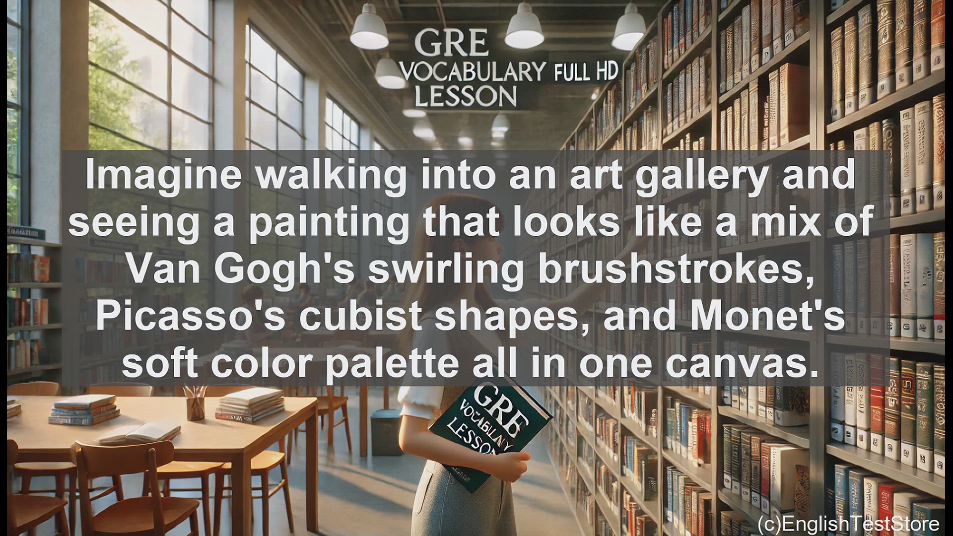 'Video thumbnail for GRE Vocabulary Lesson: Exploring the Art of Pastiche - Blending Styles, Honoring Influences'