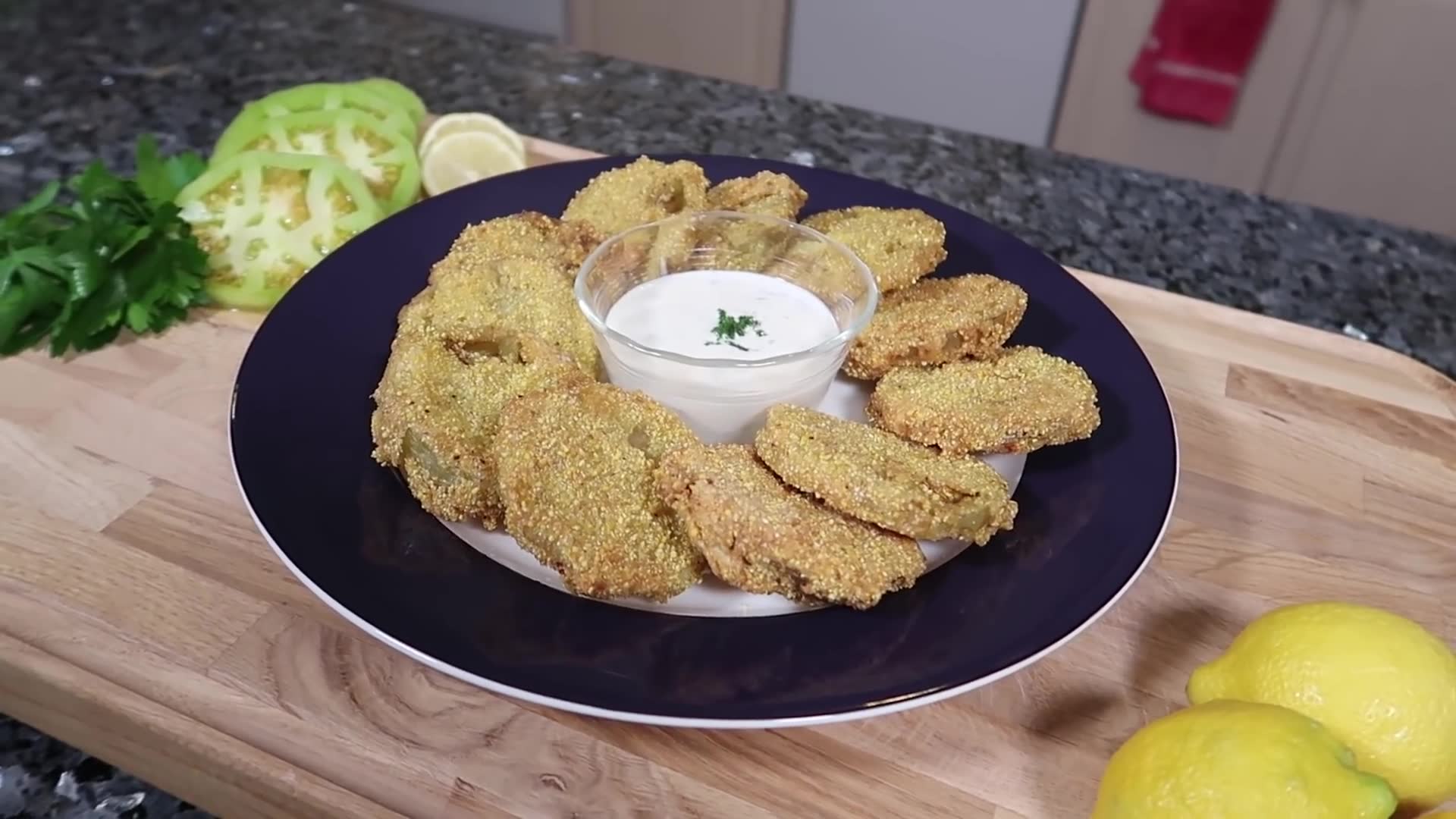 Video thumbnail for Crispy Fried Green Tomatoes – Southern Classic Made Easy