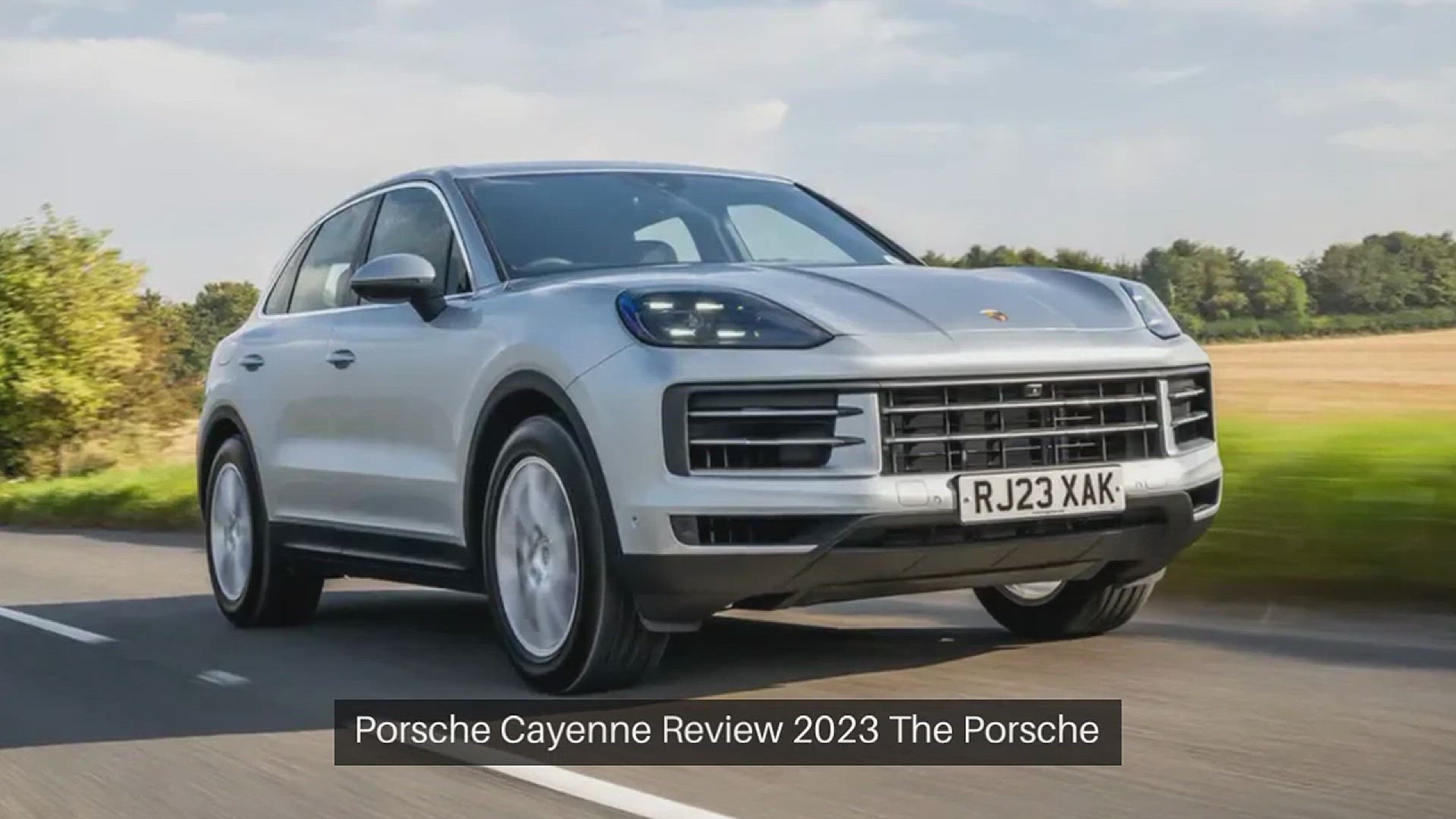 'Video thumbnail for Porsche Cayenne review'
