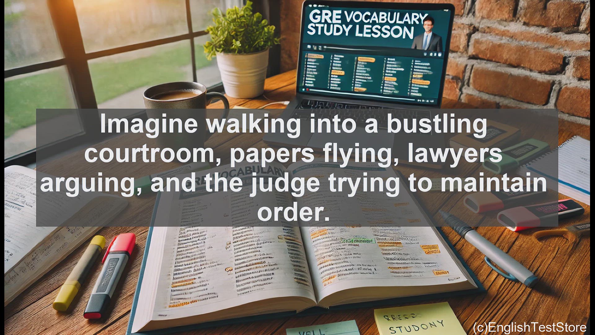 'Video thumbnail for GRE Vocabulary Lesson: Docket - Bringing Order to Legal and Everyday Proceedings'