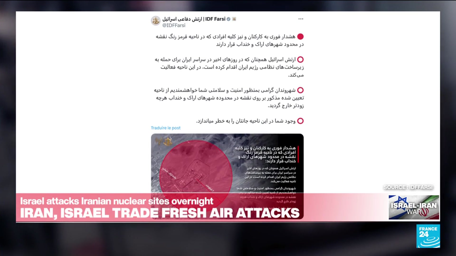 'Video thumbnail for Trump weighs options on Iran conflict as Israel strikes nuclear sites'