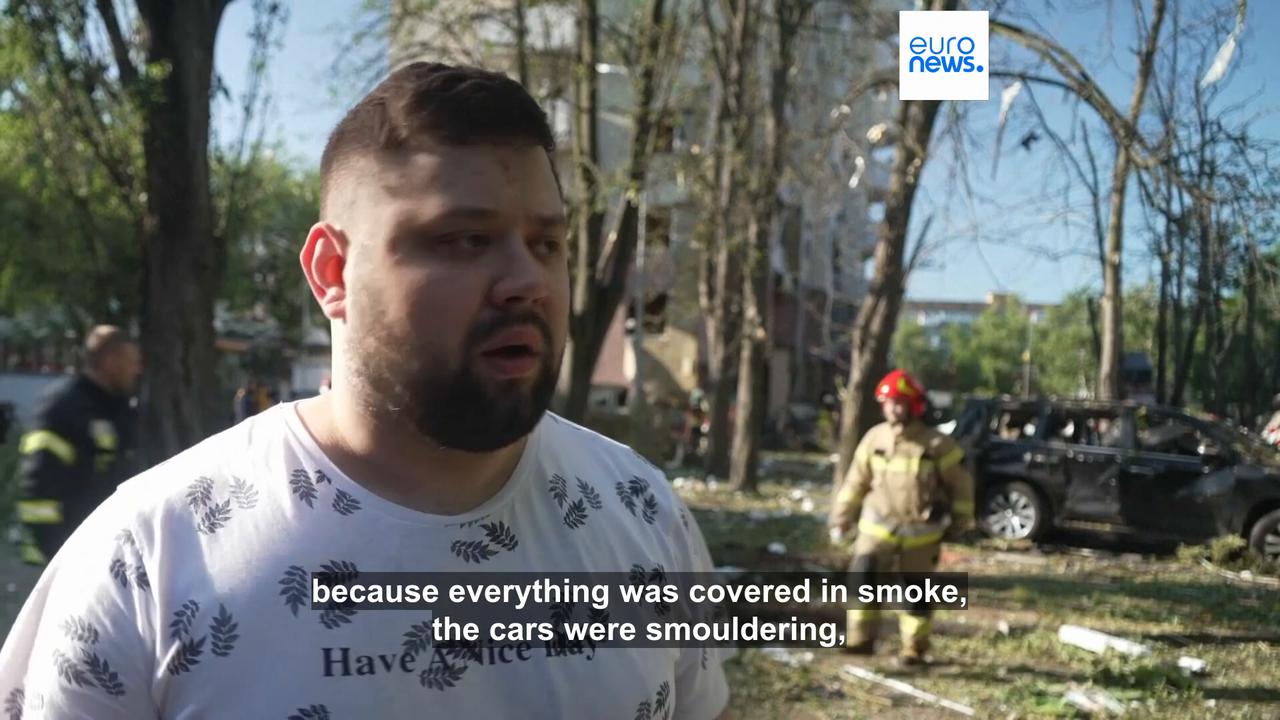 'Video thumbnail for Russian attacks on Ukraine kill at least 10 and injure dozens'