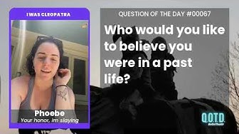 Video thumbnail for Phoebe wants to have fought in the Revolutionary War in a past life. Incredible story!