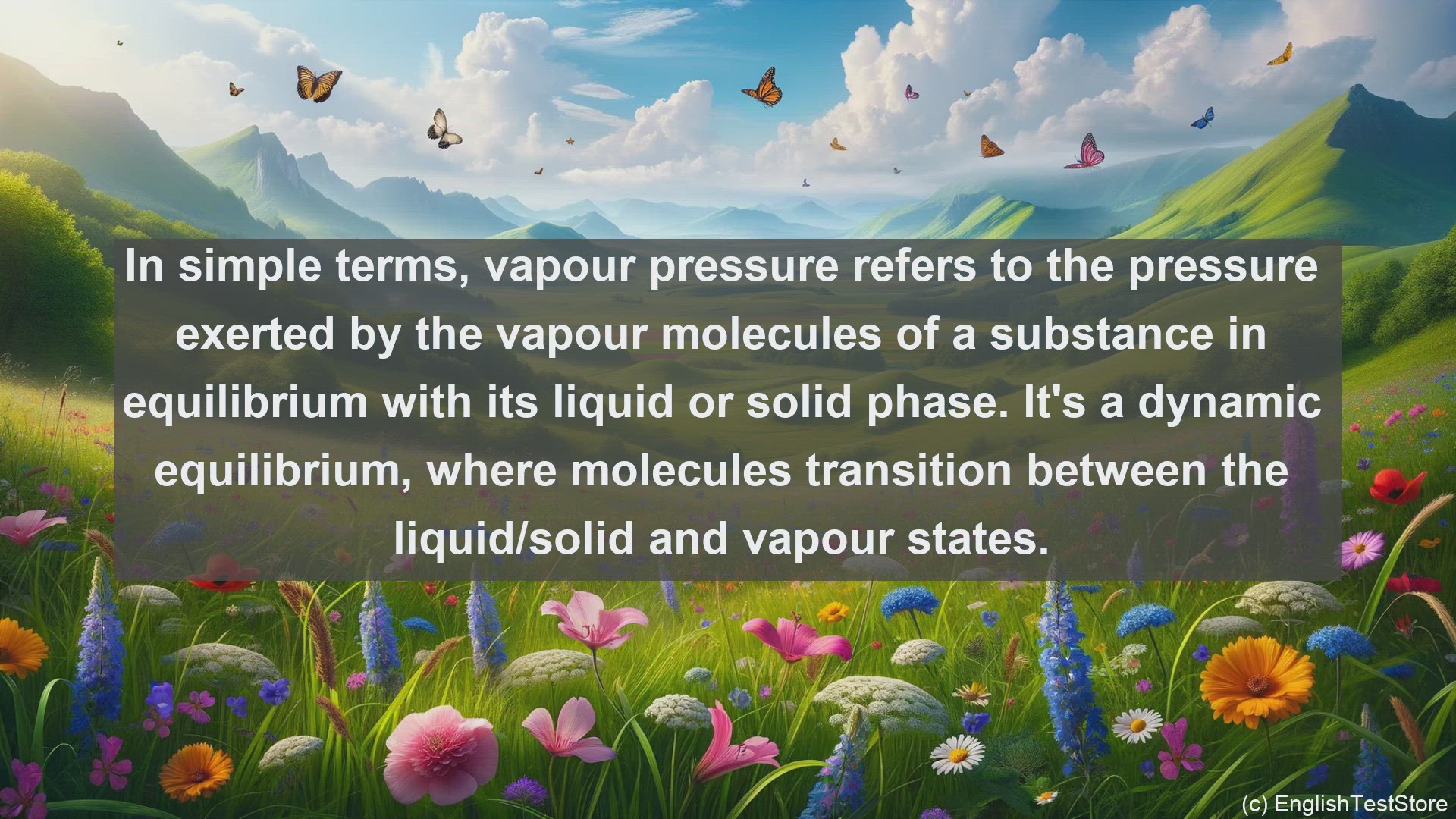 'Video thumbnail for Lowering of vapour pressure in science  definition and examples'