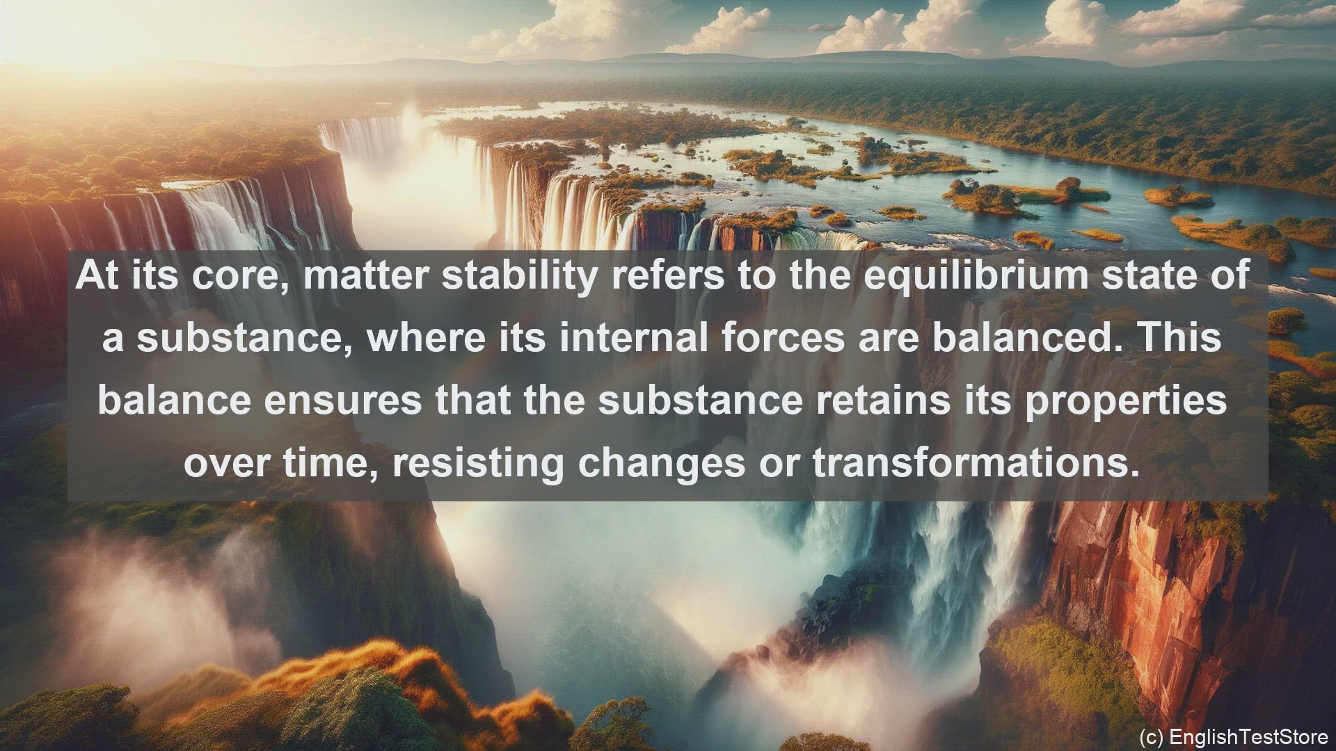 'Video thumbnail for Stability of matter in science  definition and examples'