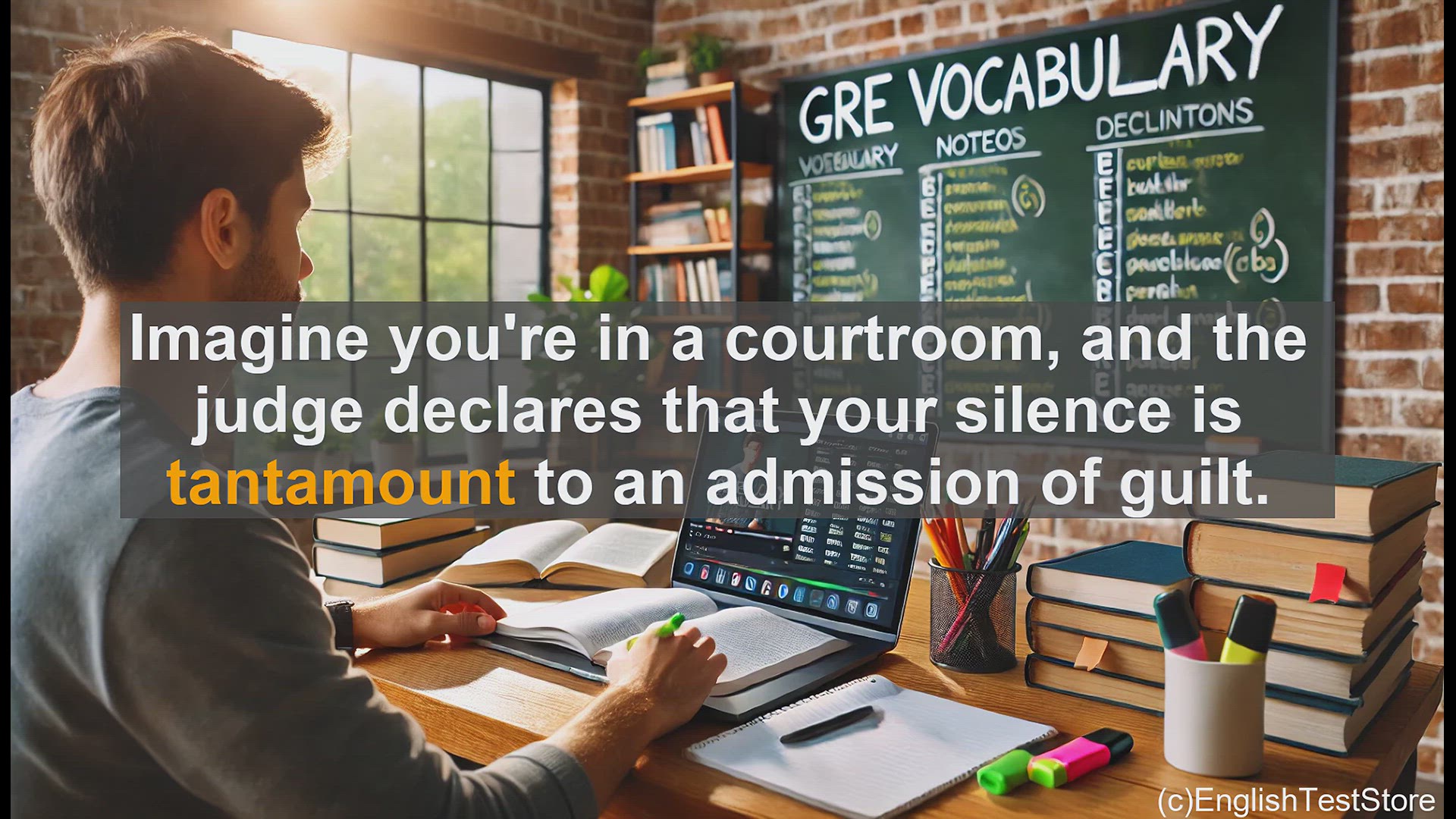 'Video thumbnail for GRE Vocabulary Lesson: Understanding 'Tantamount' - Boost Your GRE Vocabulary'