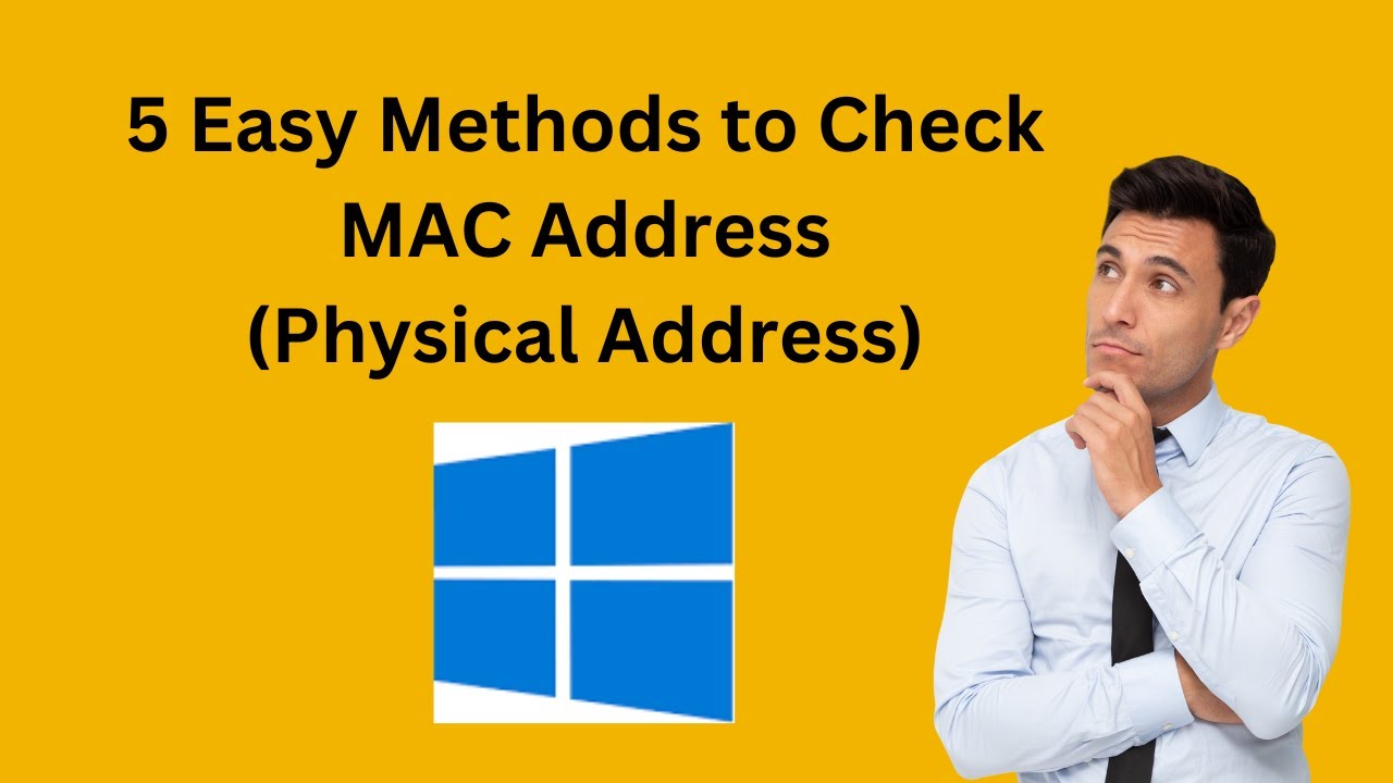 'Video thumbnail for How to Check MAC Address (Physical Address) on Windows 10 | GearUpWindows'