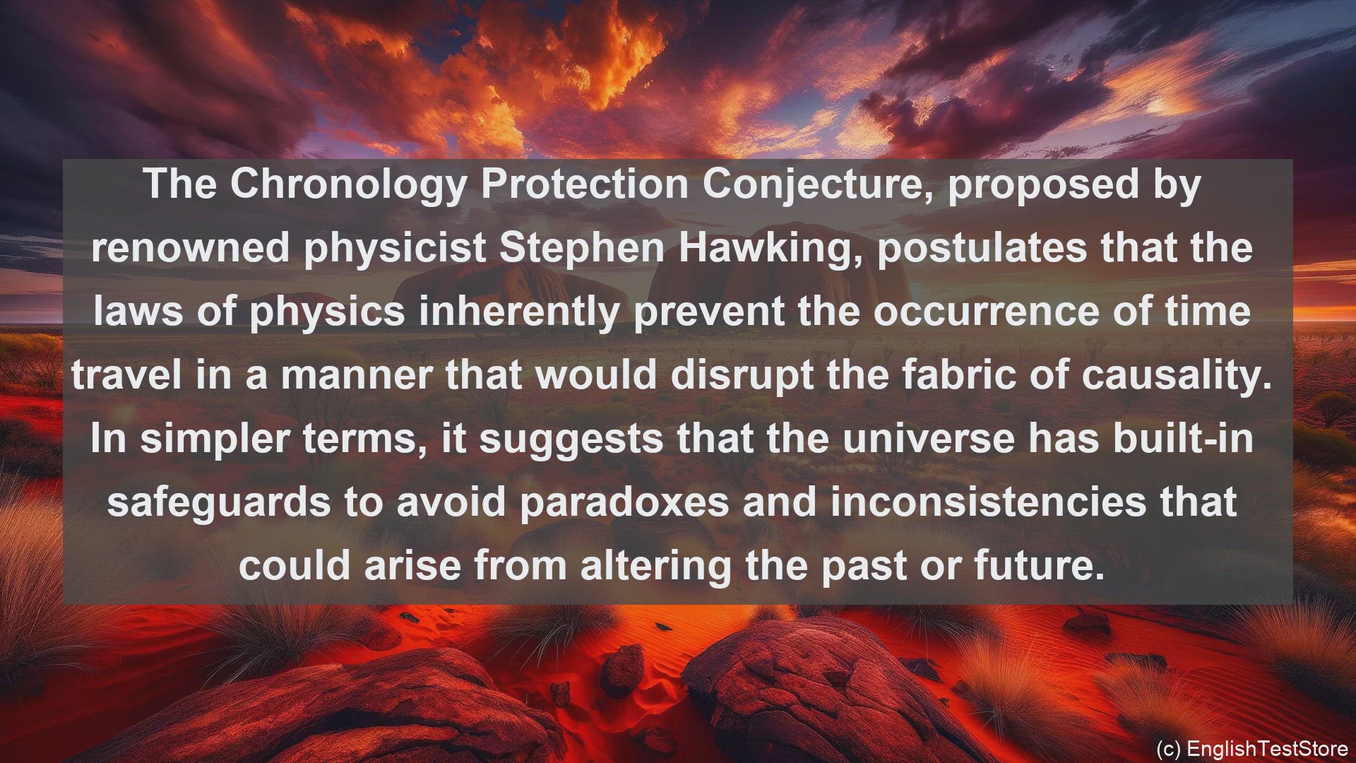 'Video thumbnail for Chronology protection conjecture in science  definition and examples'