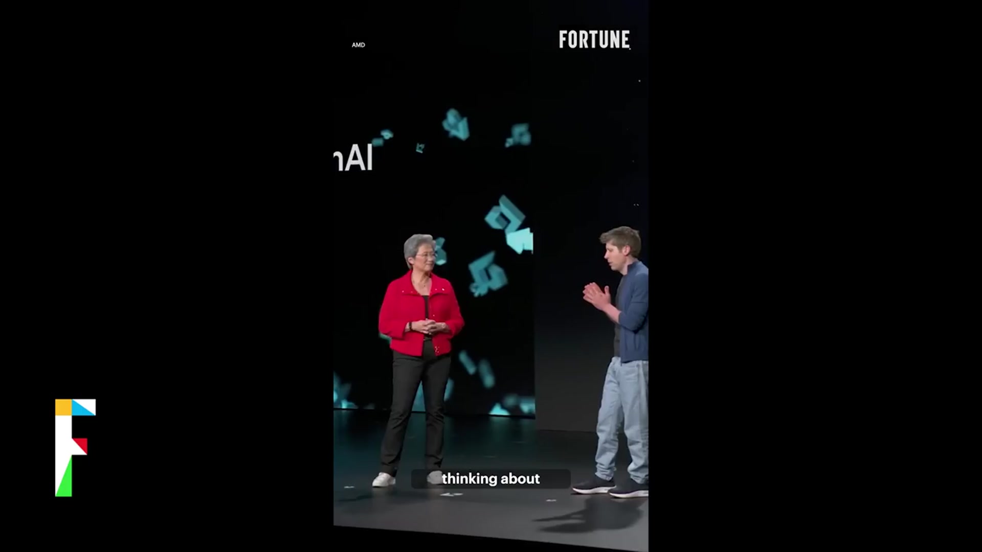 'Video thumbnail for OpenAI CEO says he thought AMD's chip specs were "totally crazy"'