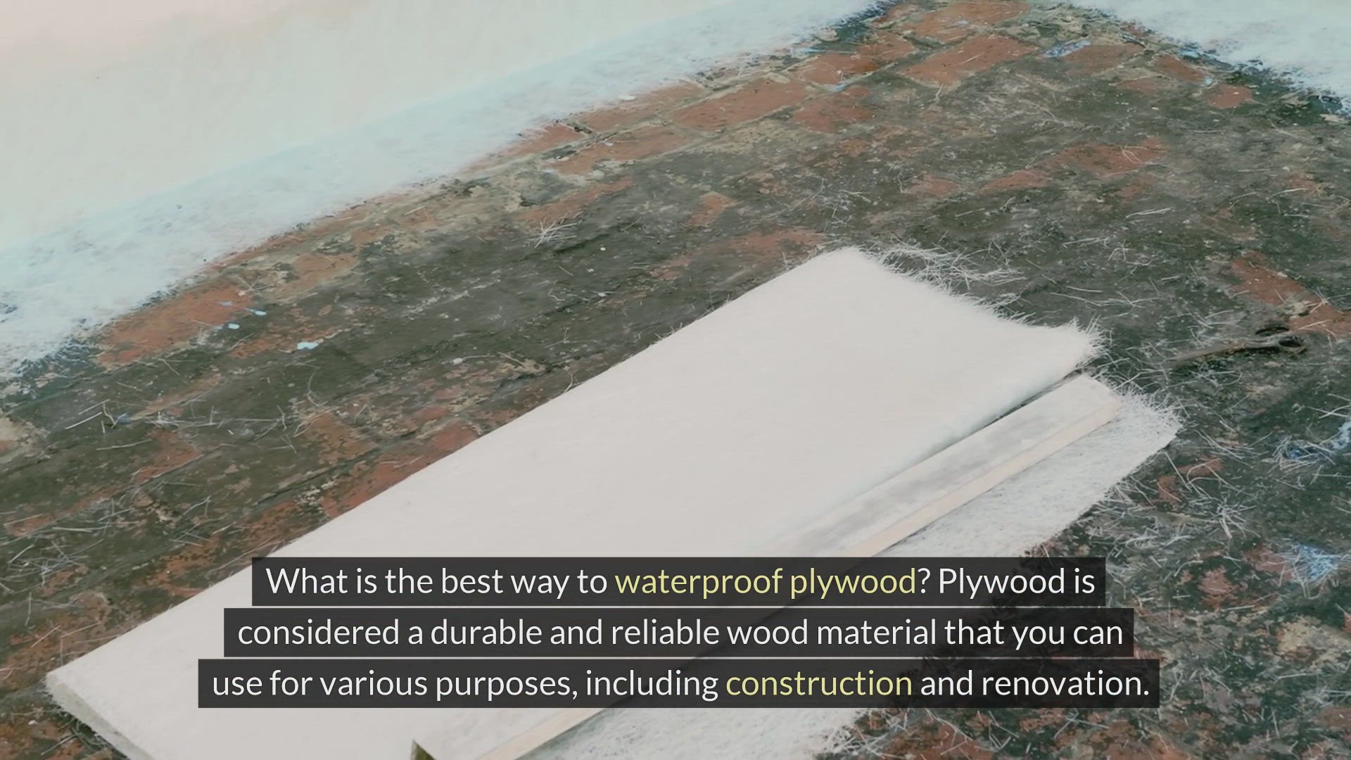 Video thumbnail for Best Way to Waterproof Plywood