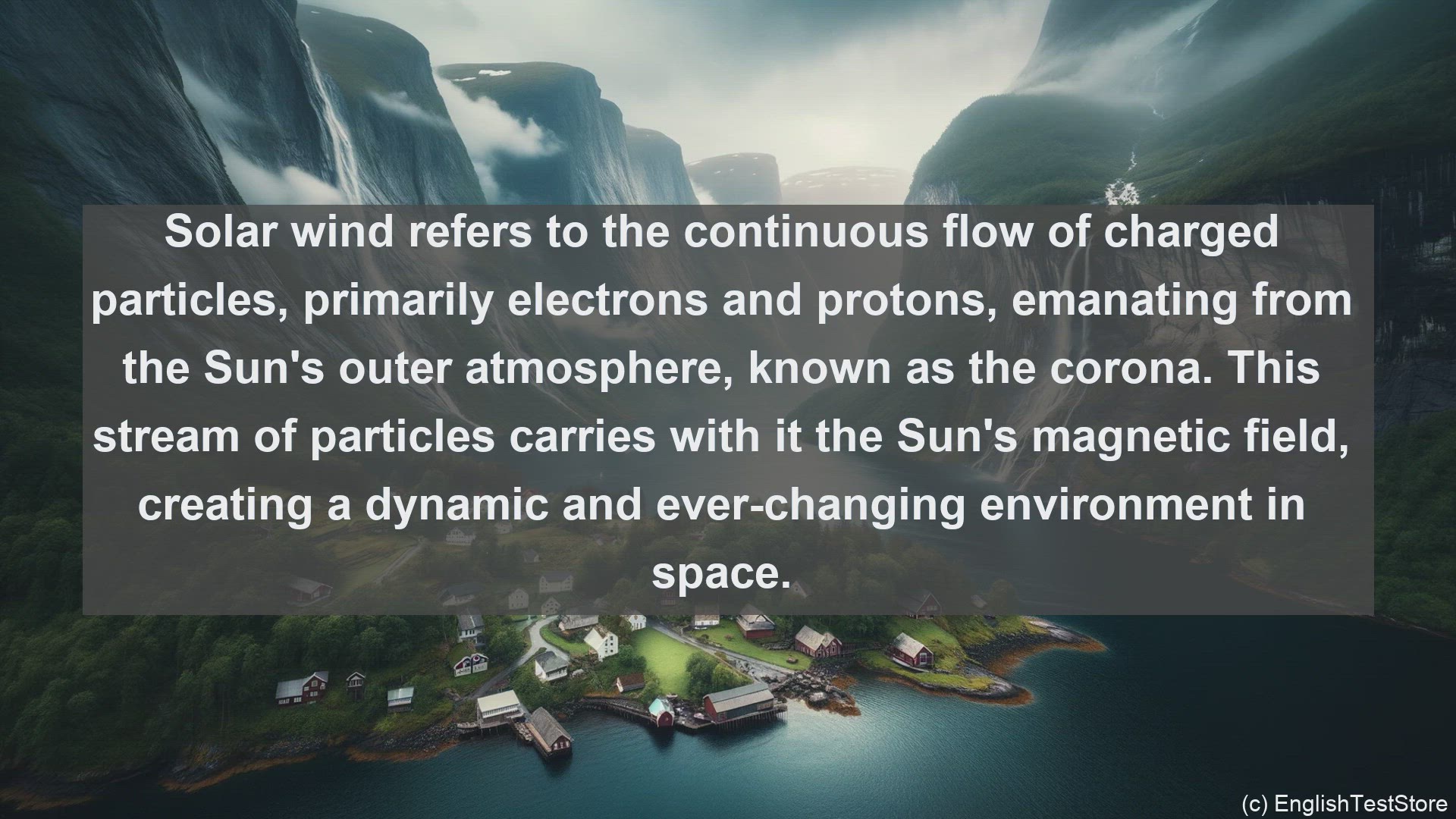 'Video thumbnail for Solar wind in science  definition and examples'