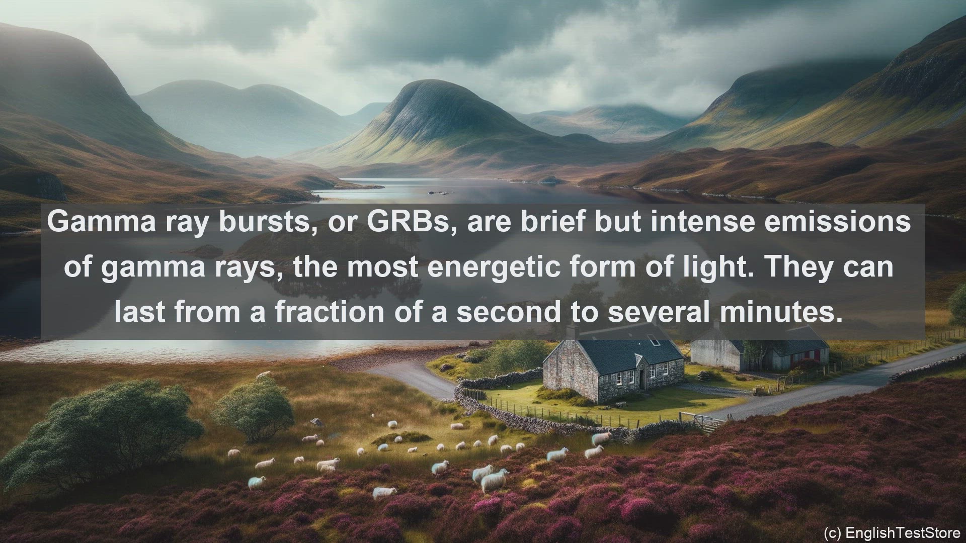 'Video thumbnail for Gamma ray burst in science  definition and examples'