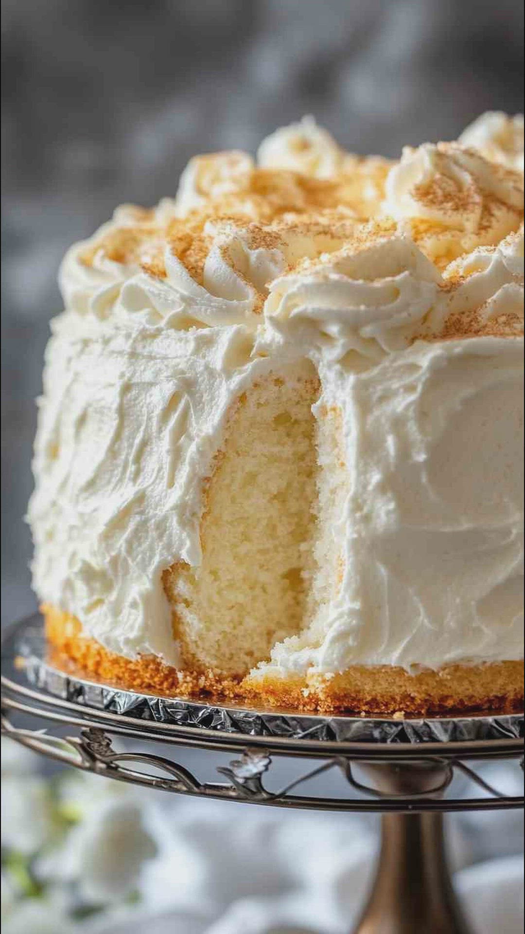 'Video thumbnail for Cream Cheese Angel Food Cake Frosting Recipe'