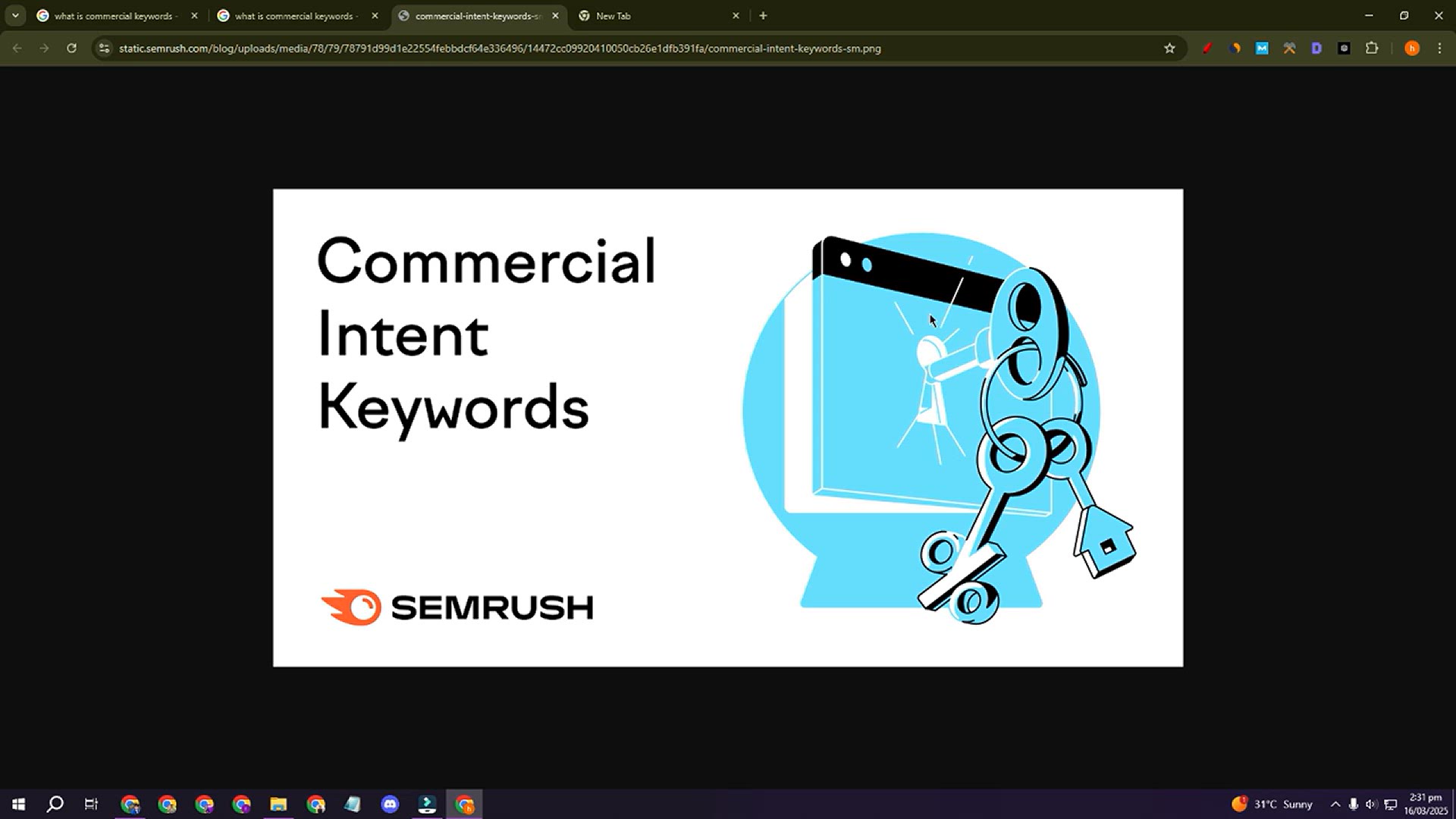 'Video thumbnail for What is Commercial Keywords - SEO Complete Course'