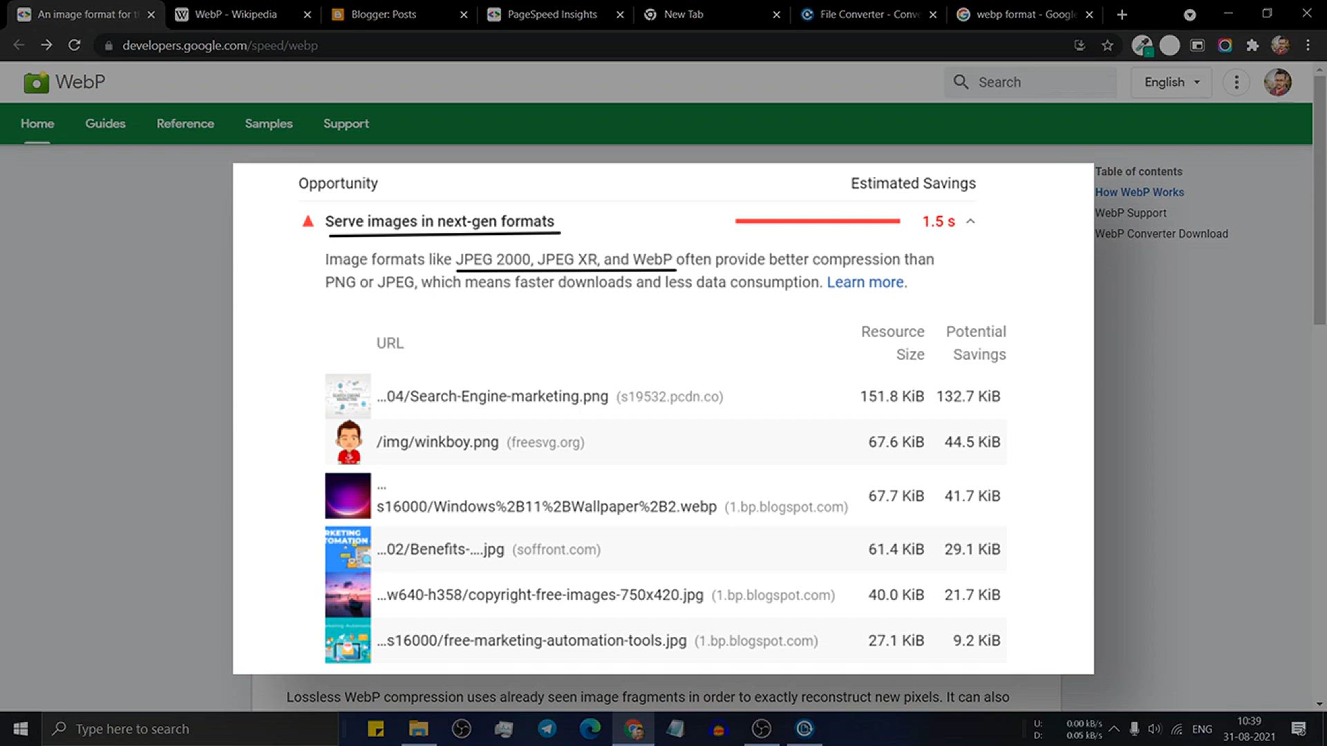 'Video thumbnail for How to Fix Serve Images in next-gen format in Blogger _ Add WebP Images in Blogger'
