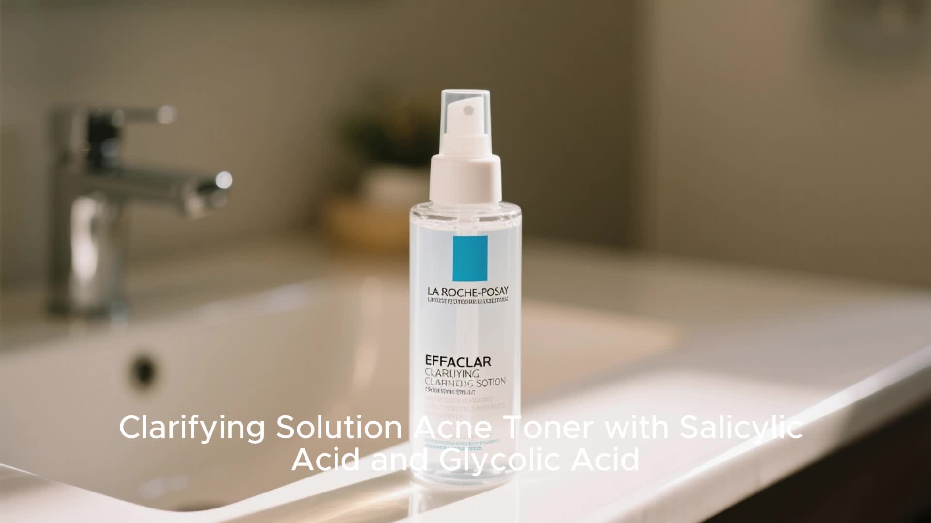 Video thumbnail for La Roche-Posay Effaclar Clarifying Solution Acne Toner with Salicylic Acid (6.76 fl. oz.)