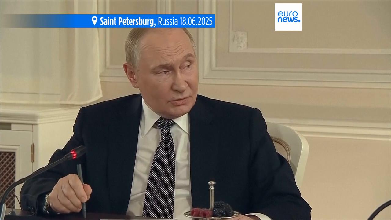 'Video thumbnail for Putin says he's ready to meet Zelenskyy, but only in the 'final stage' of negotiations'