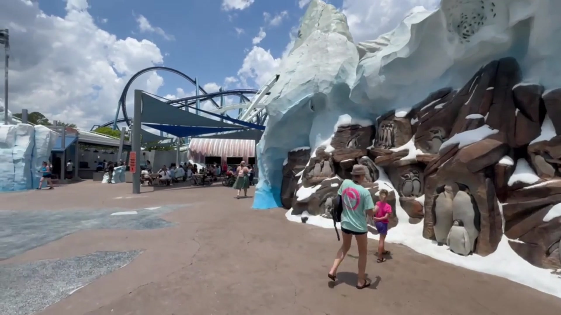 'Video thumbnail for Tour of Refreshed Antarctica Area and Penguin Exhibit at SeaWorld Orlando'