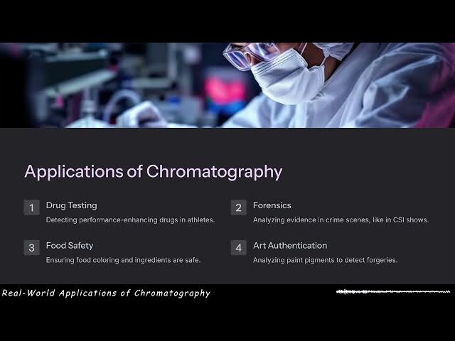 Video thumbnail for Real-World Applications of Chromatography - GL Explains