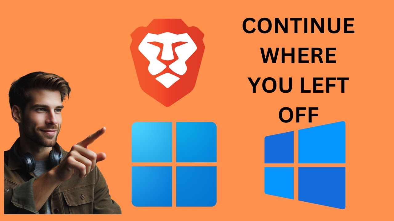 'Video thumbnail for How to Continue where you left off in the Brave Browser on Windows 11 or 10 | GearUpWindows Tutorial'