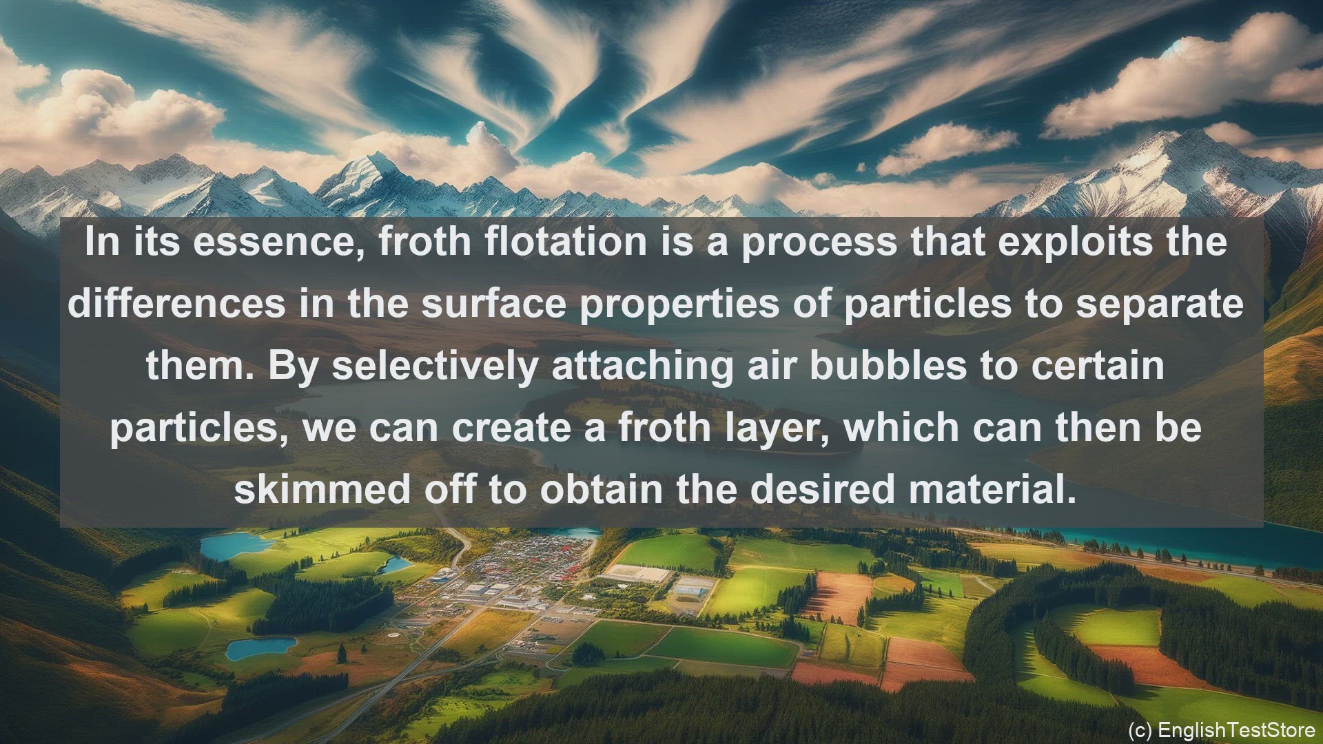 'Video thumbnail for Froth flotation in science  definition and examples'