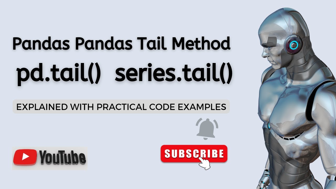 'Video thumbnail for Python Pandas Tail Method | dataframe.tail() | series.tail() | Pandas Tutorial'