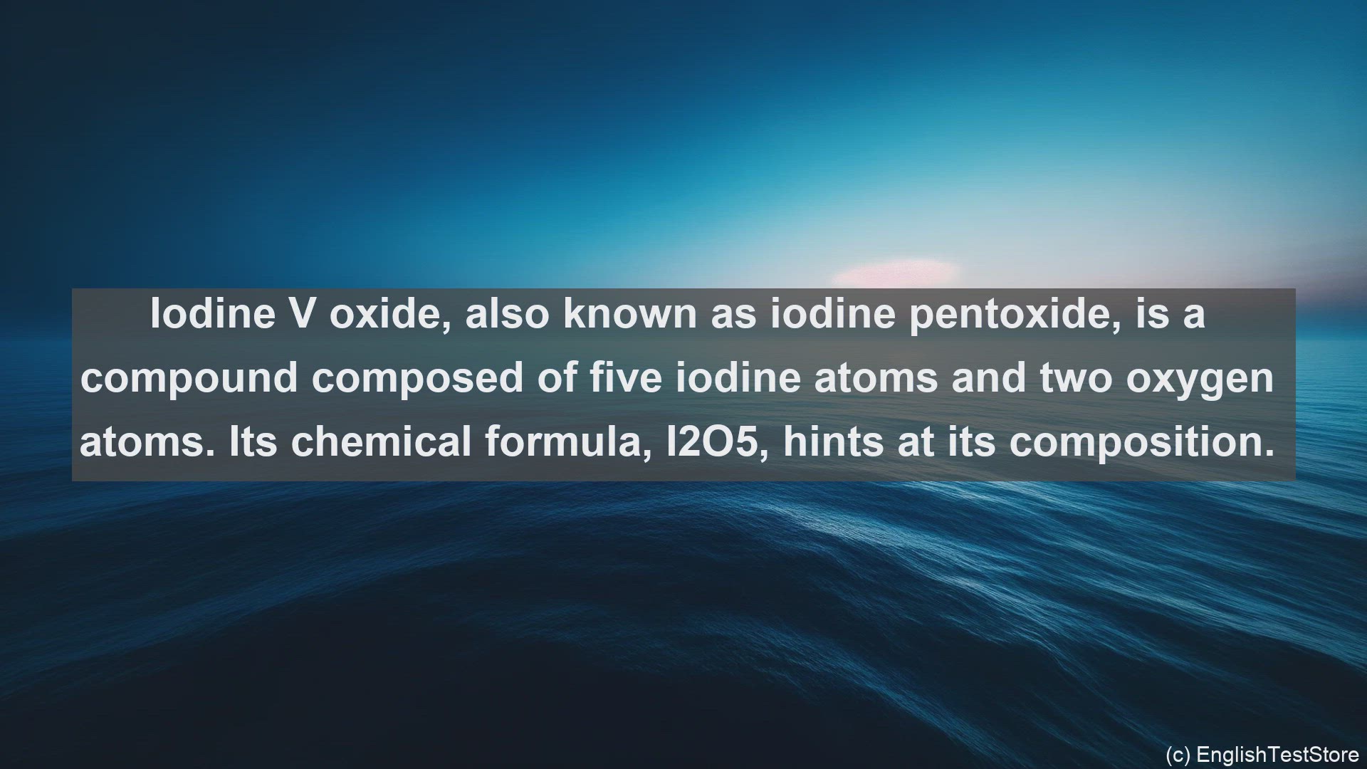 'Video thumbnail for Iodine v oxide in science  definition and examples'