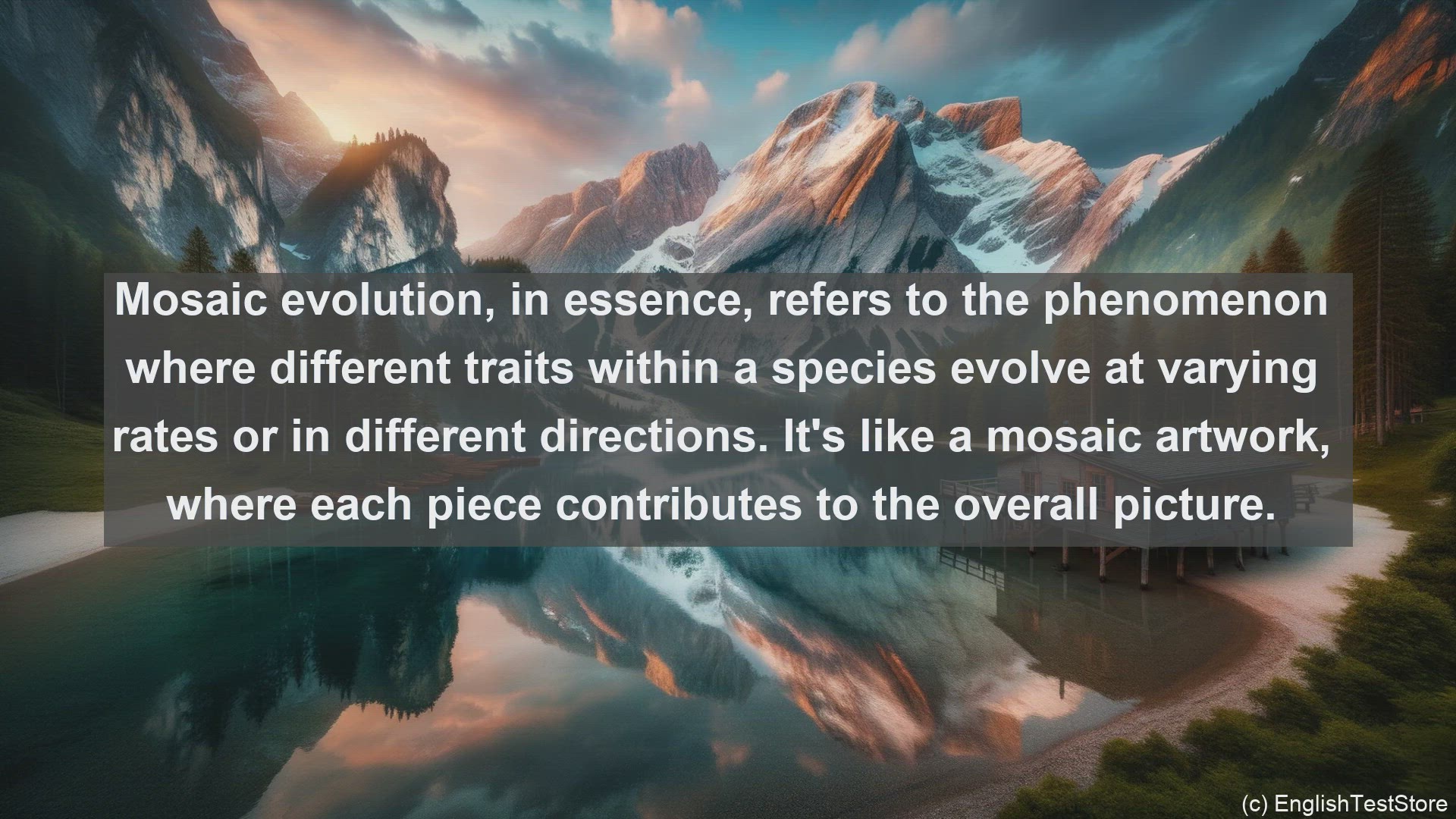 'Video thumbnail for Mosaic evolution in science  definition and examples'